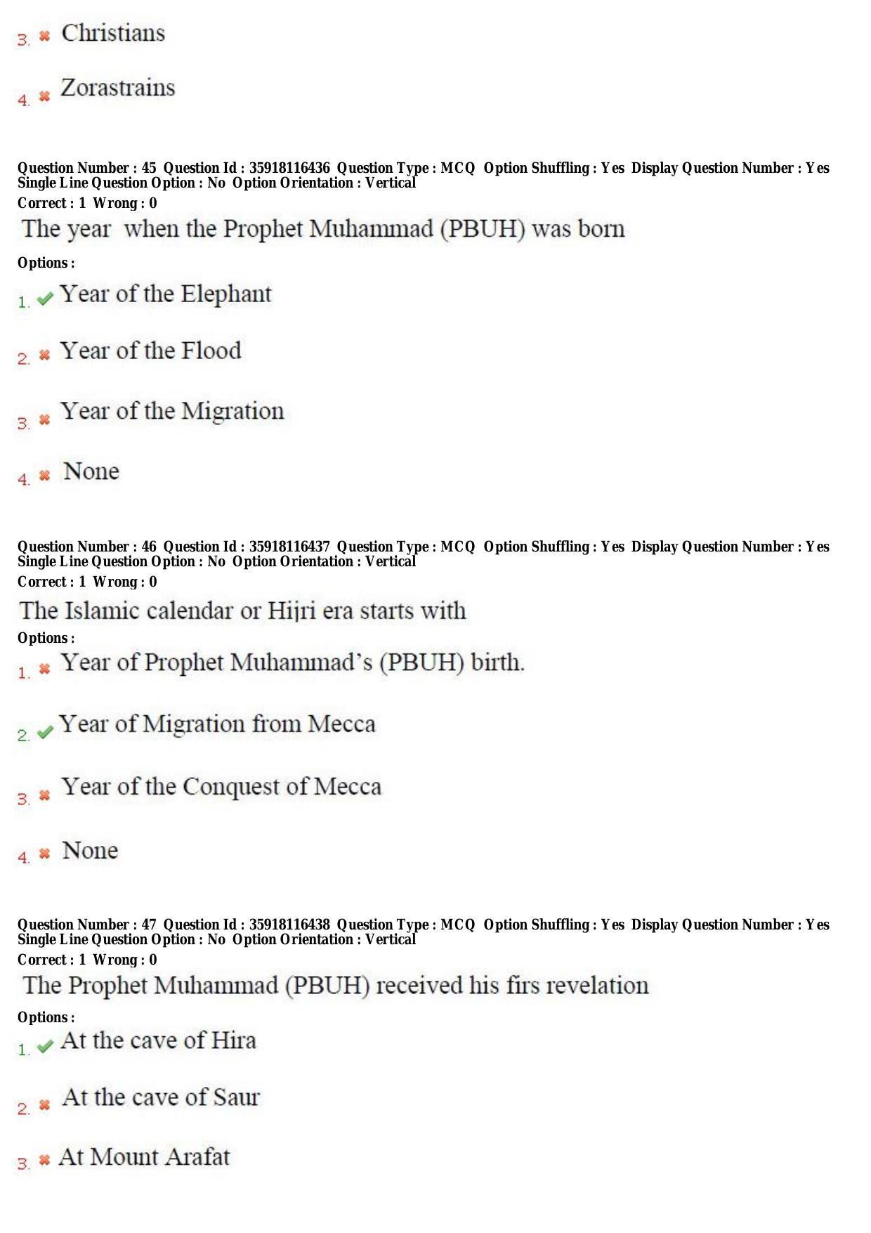 TS CPGET 2018 M.A. Islamic Studies (Shift 3) Question Paper with Answer Key - Page 17