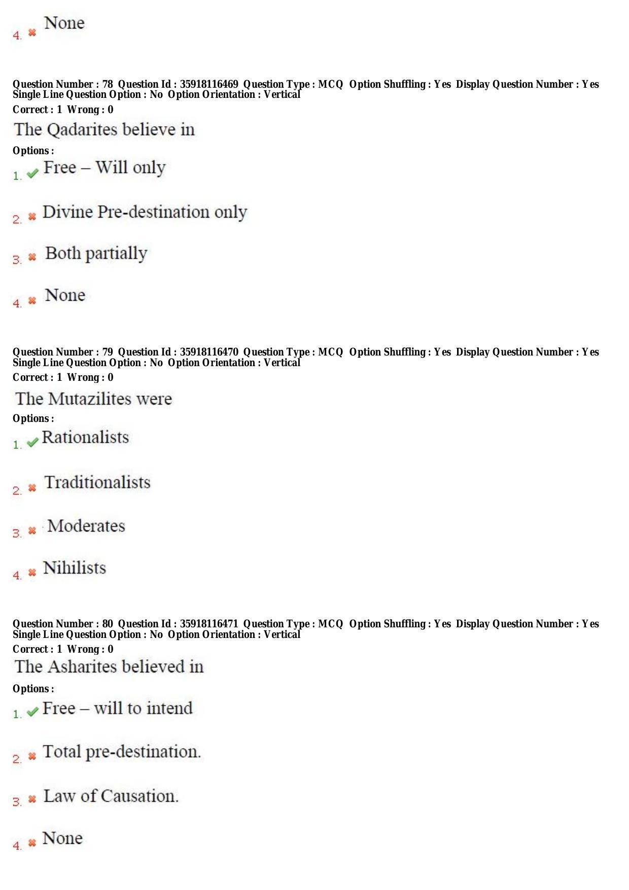 TS CPGET 2018 M.A. Islamic Studies (Shift 3) Question Paper with Answer Key - Page 28
