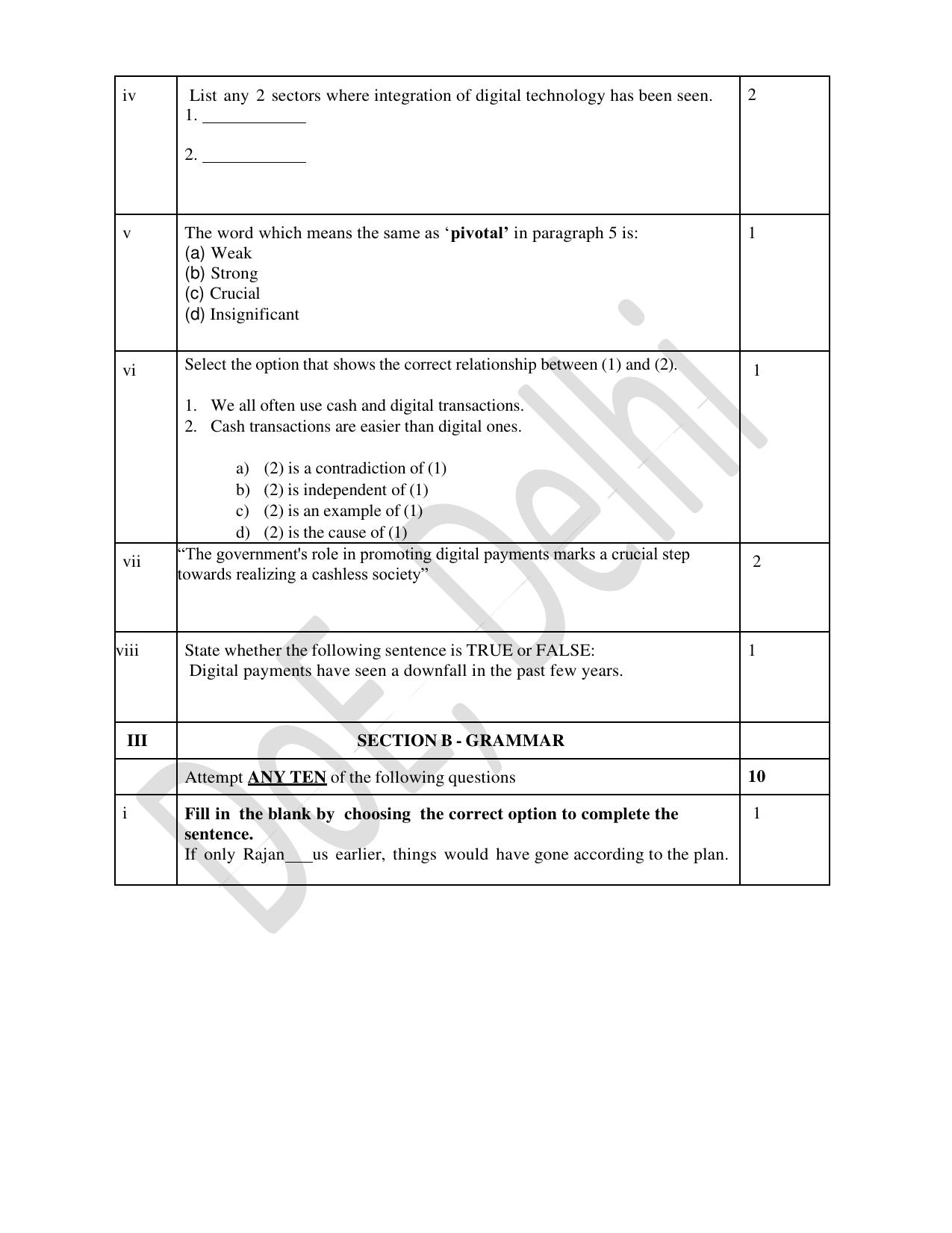 Edudel Class 10 English Practice Papers-2 (2023-24) - Page 5