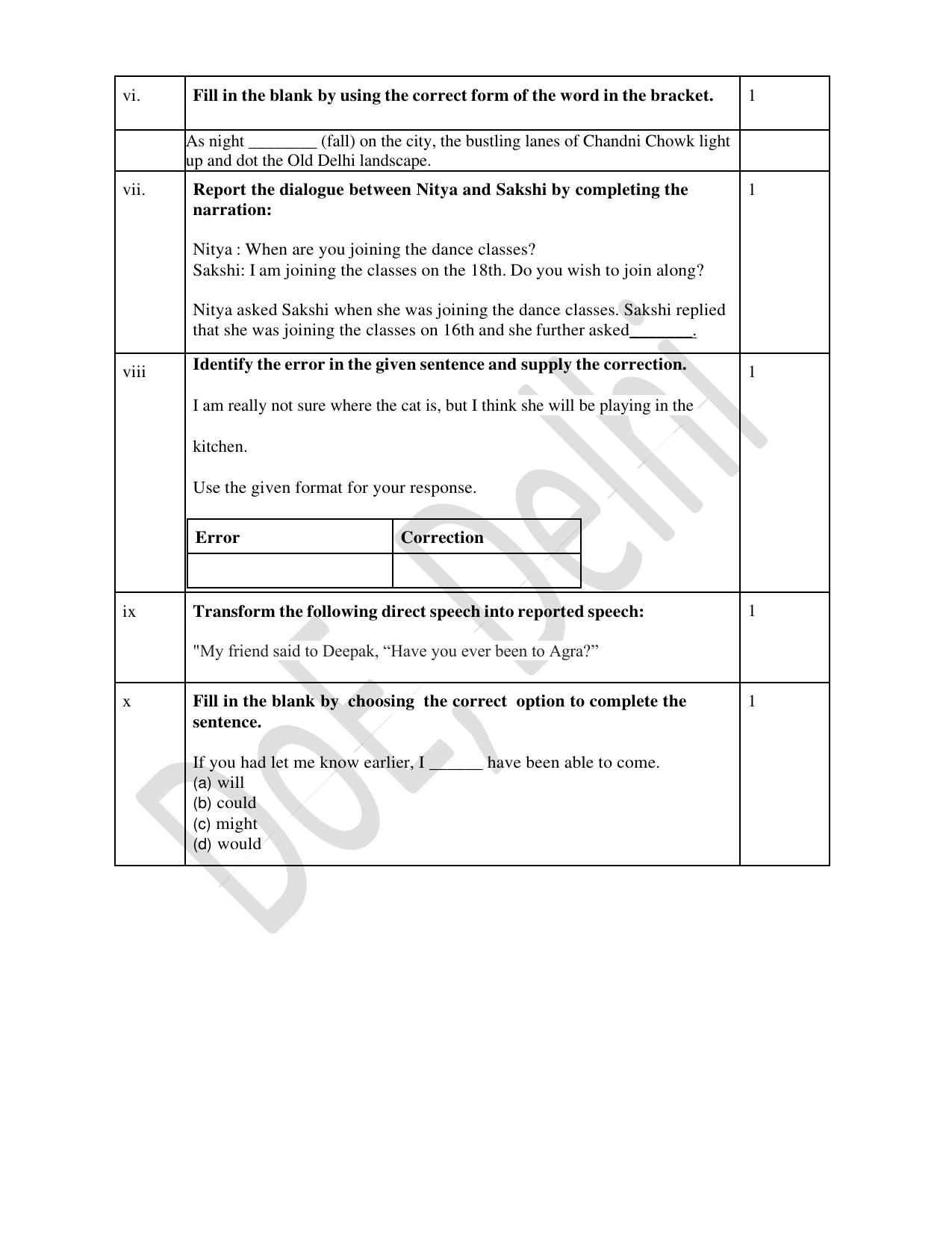 Edudel Class 10 English Practice Papers-2 (2023-24) - Page 7