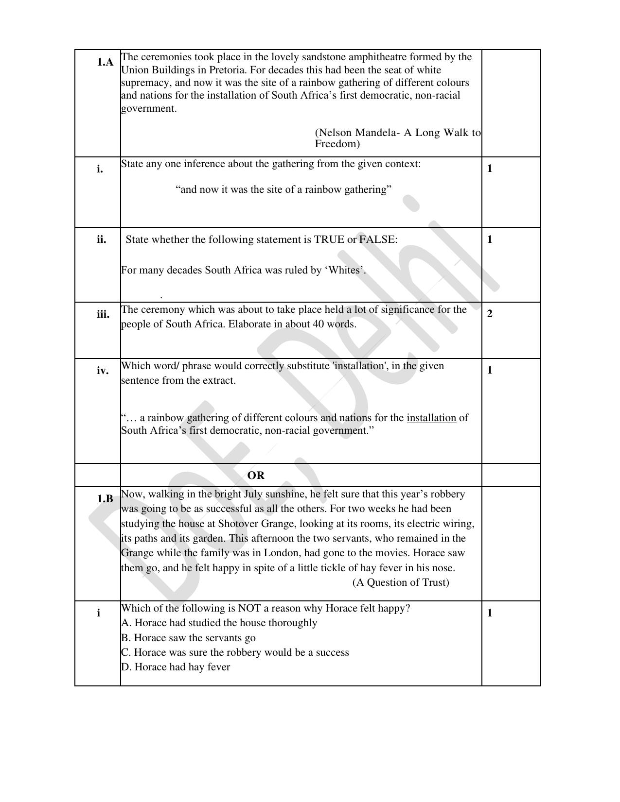 Edudel Class 10 English Practice Papers-2 (2023-24) - Page 10