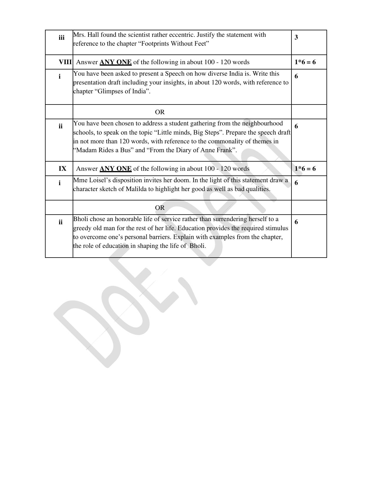 Edudel Class 10 English Practice Papers-2 (2023-24) - Page 13