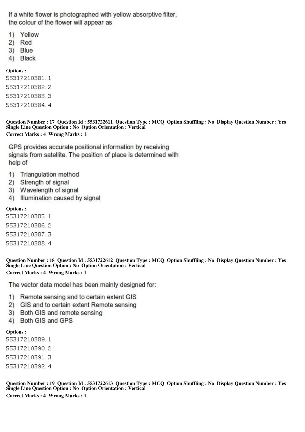 ICAR AIEEA PG 2019 PHYSICAL SCIENCES Question Paper - Page 7