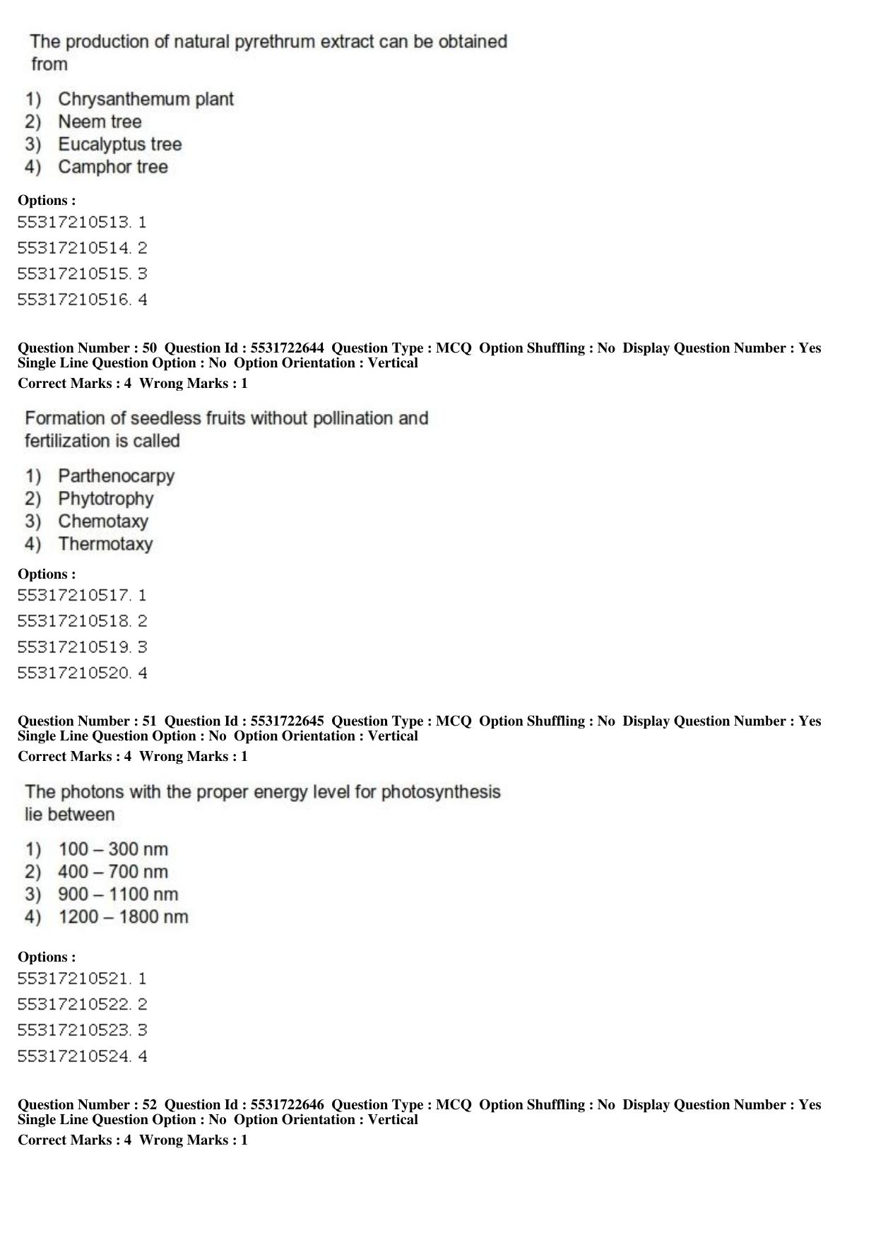 ICAR AIEEA PG 2019 PHYSICAL SCIENCES Question Paper - Page 18