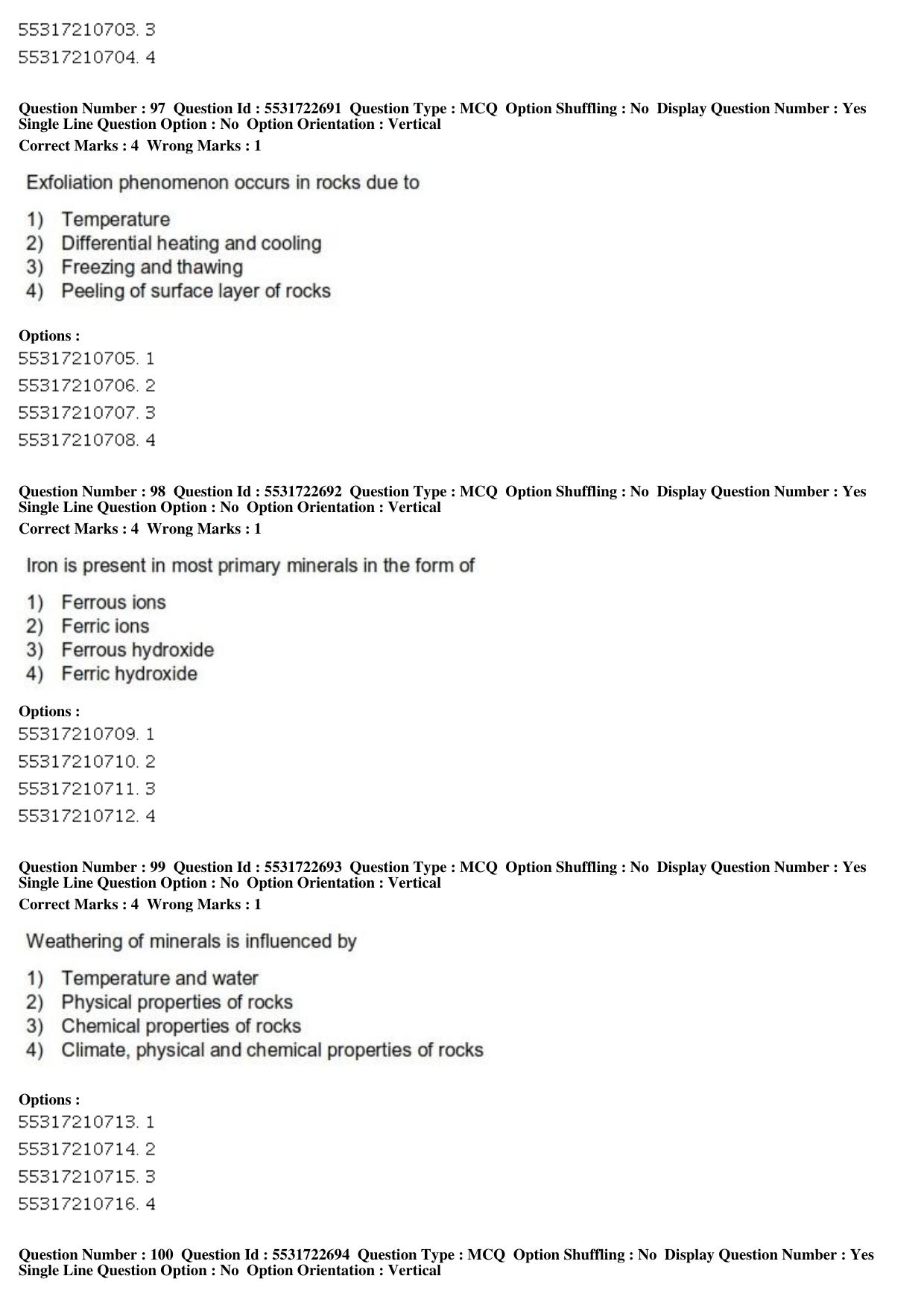 ICAR AIEEA PG 2019 PHYSICAL SCIENCES Question Paper - Page 34