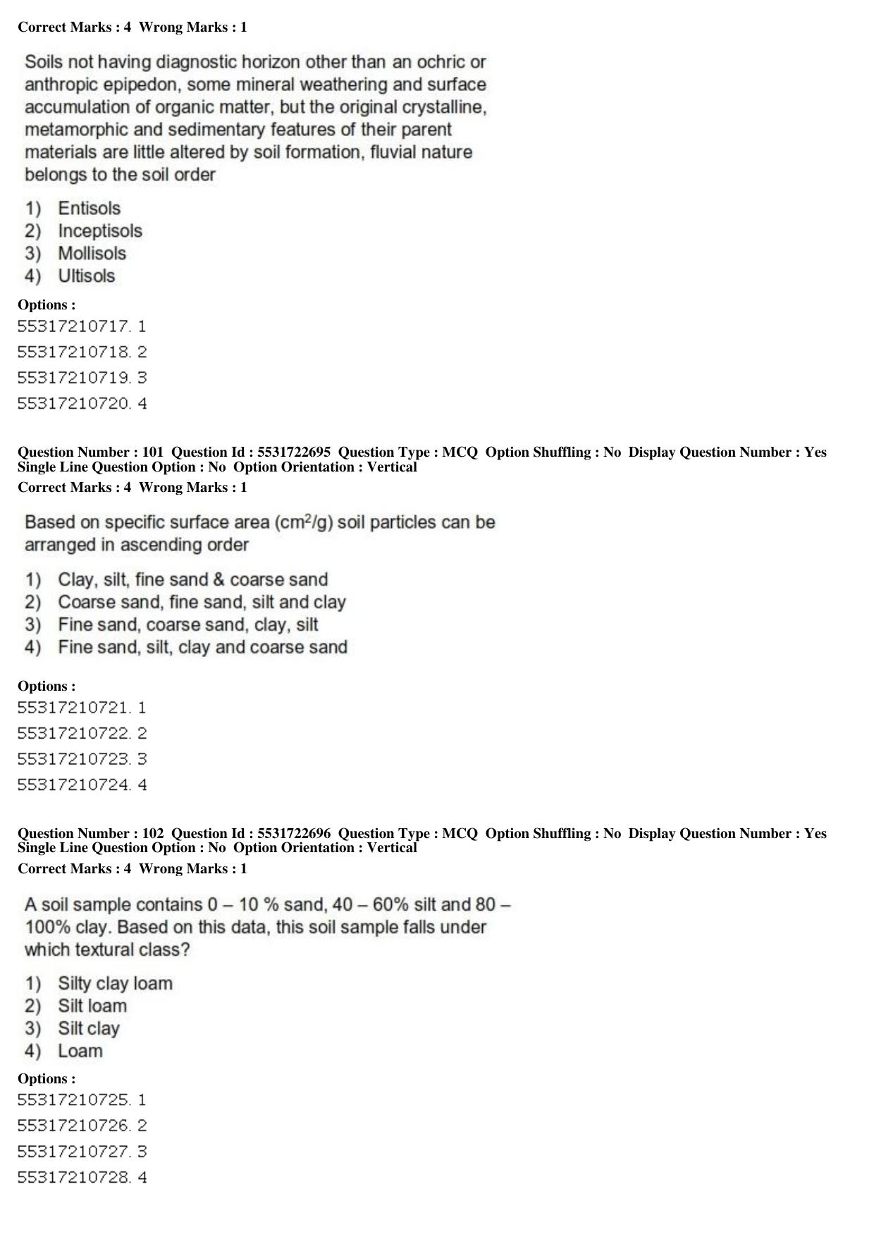 ICAR AIEEA PG 2019 PHYSICAL SCIENCES Question Paper - Page 35