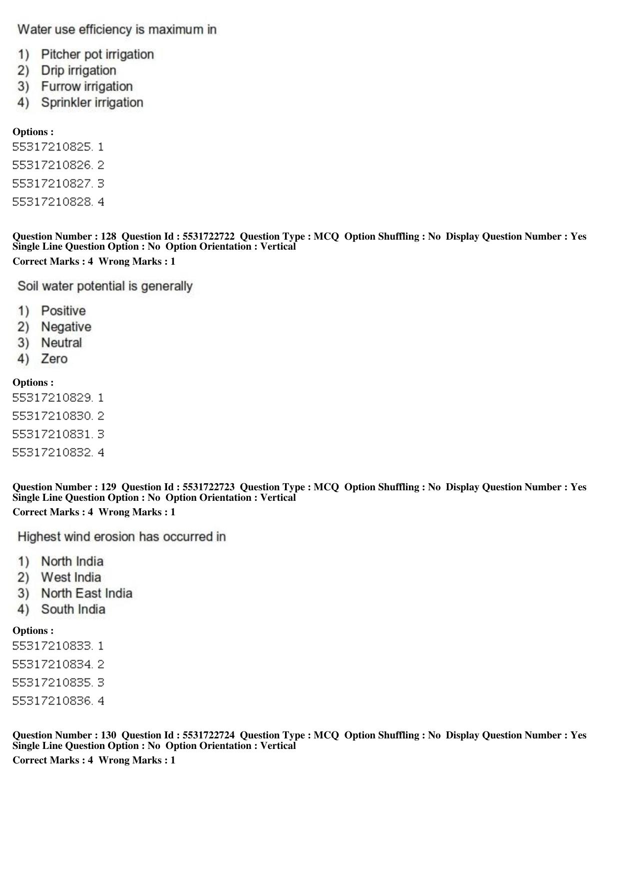 ICAR AIEEA PG 2019 PHYSICAL SCIENCES Question Paper - Page 44