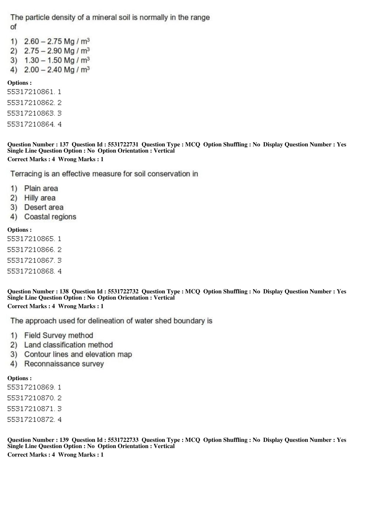 ICAR AIEEA PG 2019 PHYSICAL SCIENCES Question Paper - Page 47