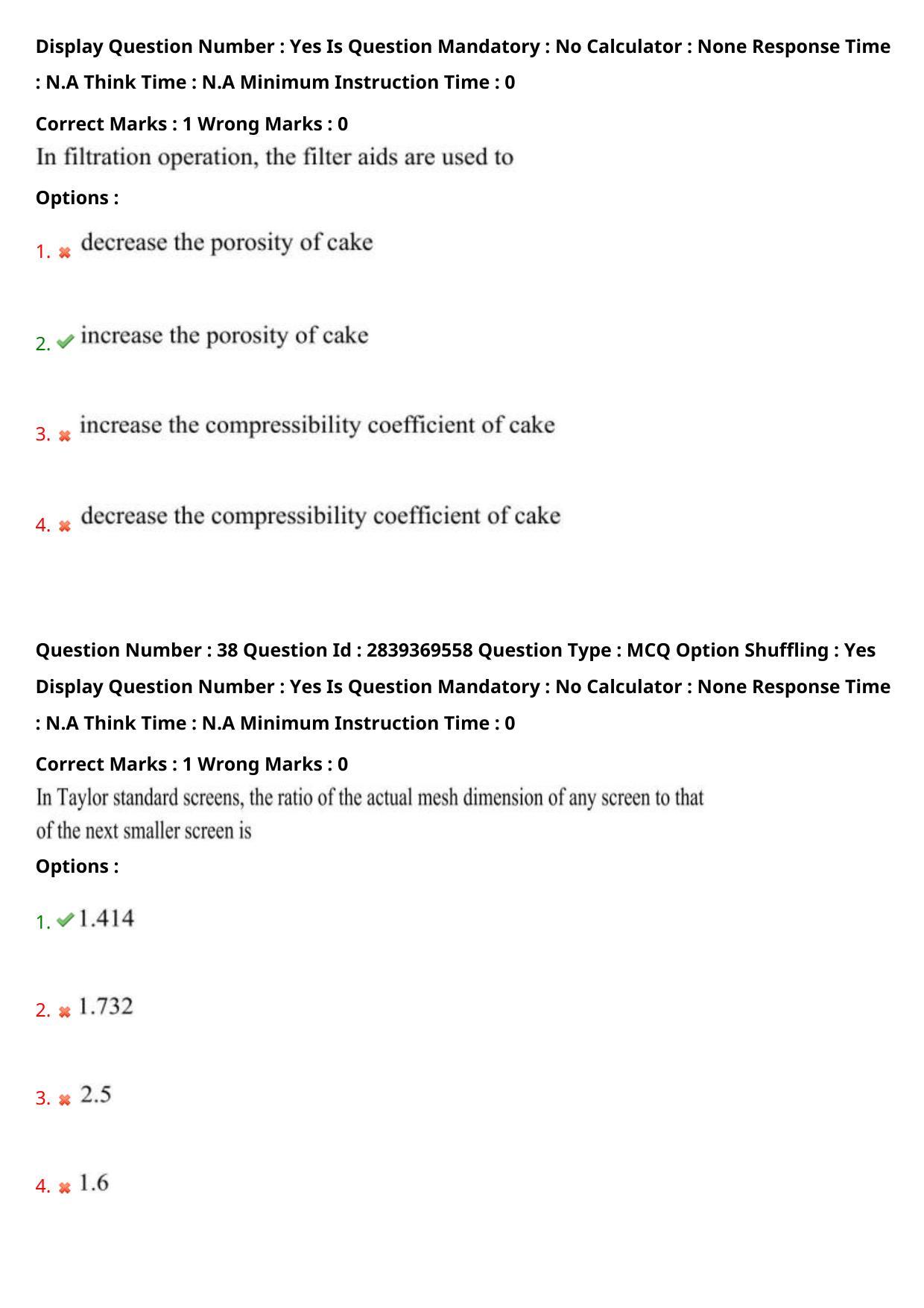 TS PGECET 2023: CH-CHEMICAL ENGINEERING Question Papers - Page 23