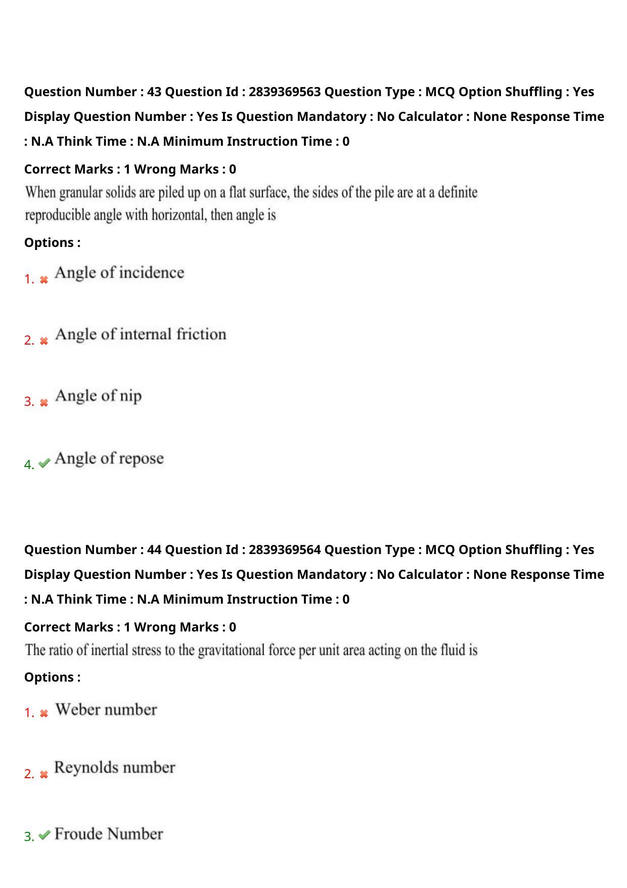 TS PGECET 2023: CH-CHEMICAL ENGINEERING Question Papers - Page 26