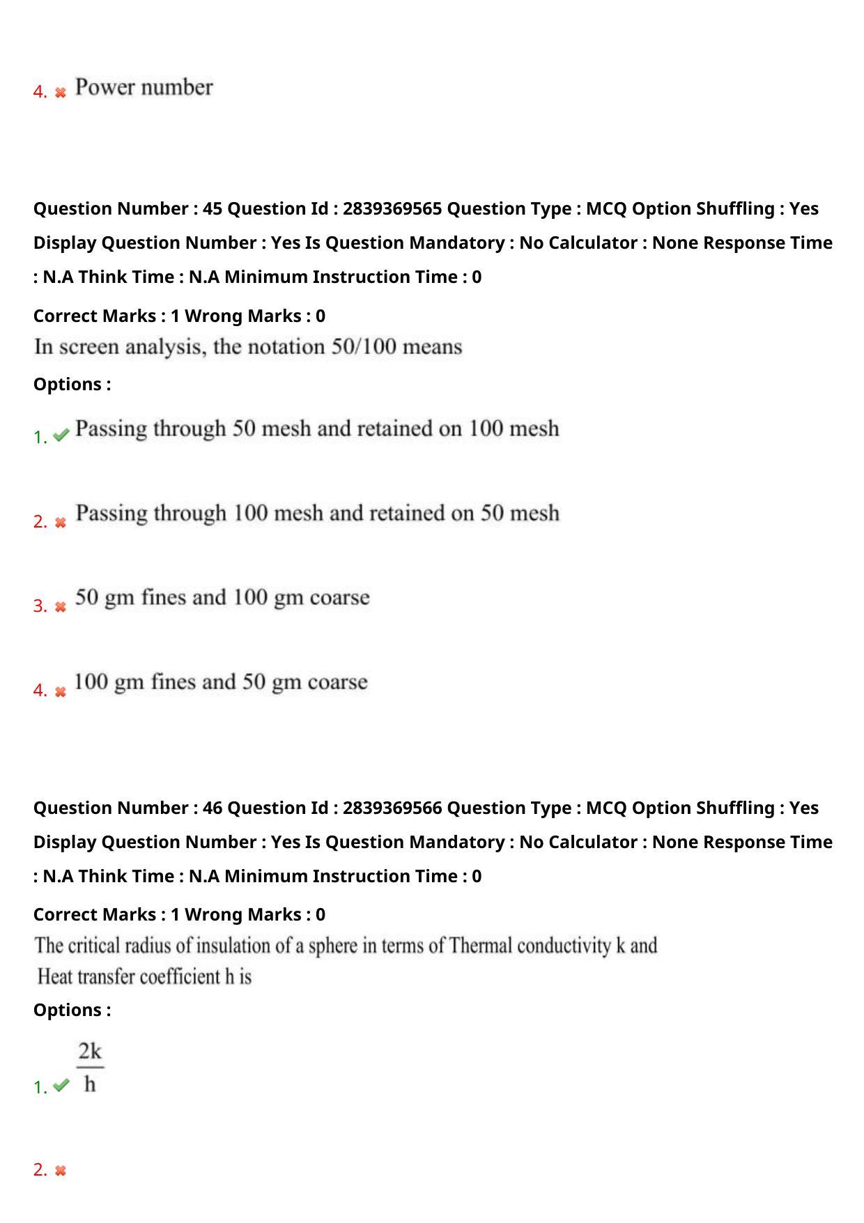 TS PGECET 2023: CH-CHEMICAL ENGINEERING Question Papers - Page 27