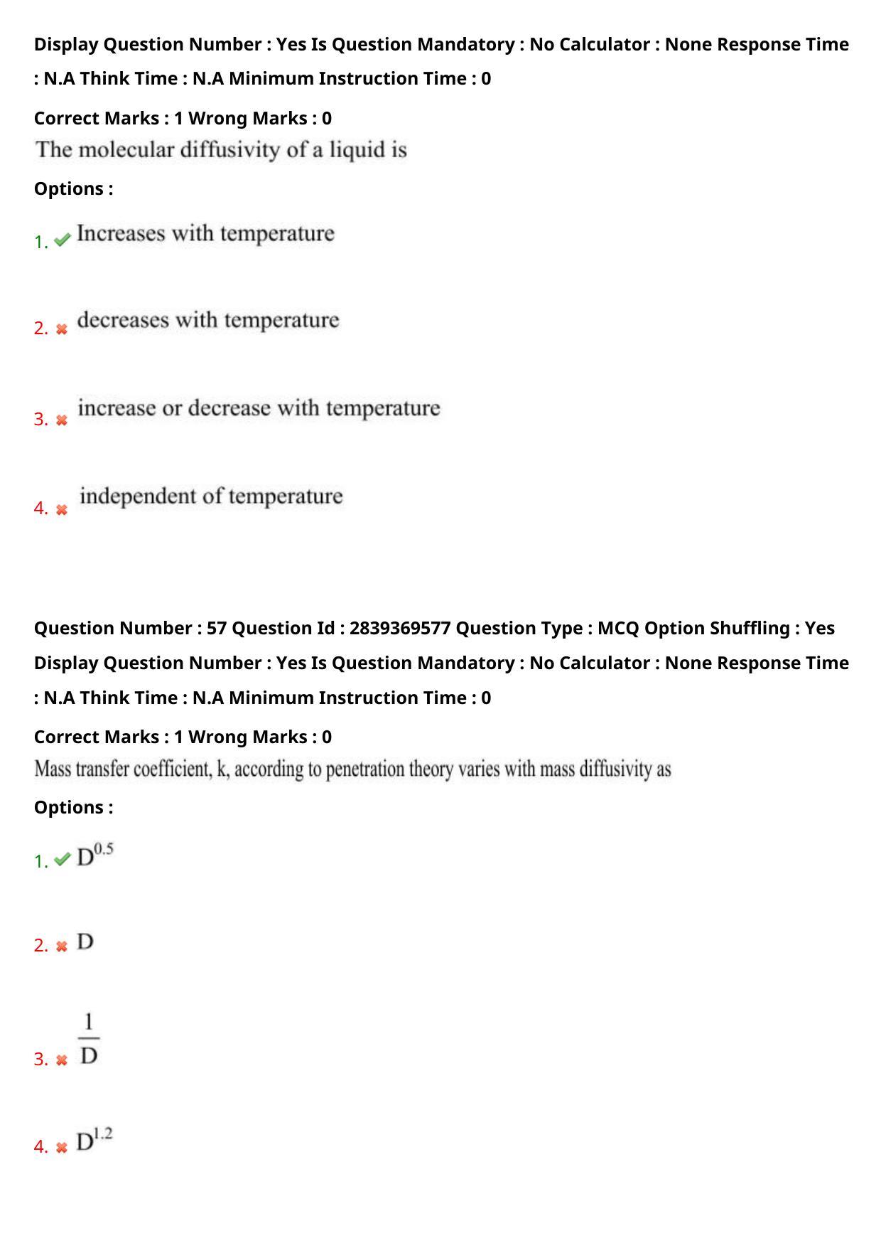 TS PGECET 2023: CH-CHEMICAL ENGINEERING Question Papers - Page 33