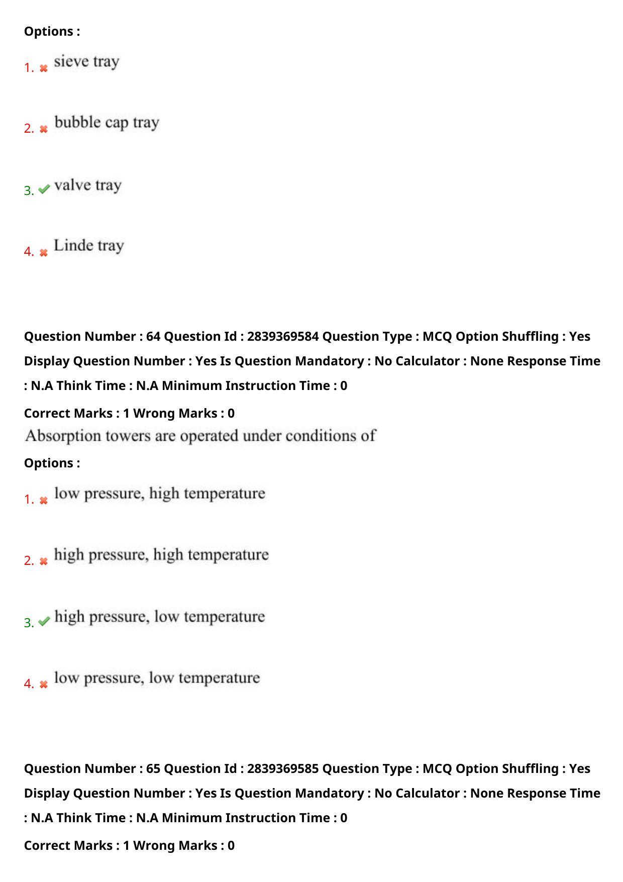 TS PGECET 2023: CH-CHEMICAL ENGINEERING Question Papers - Page 37