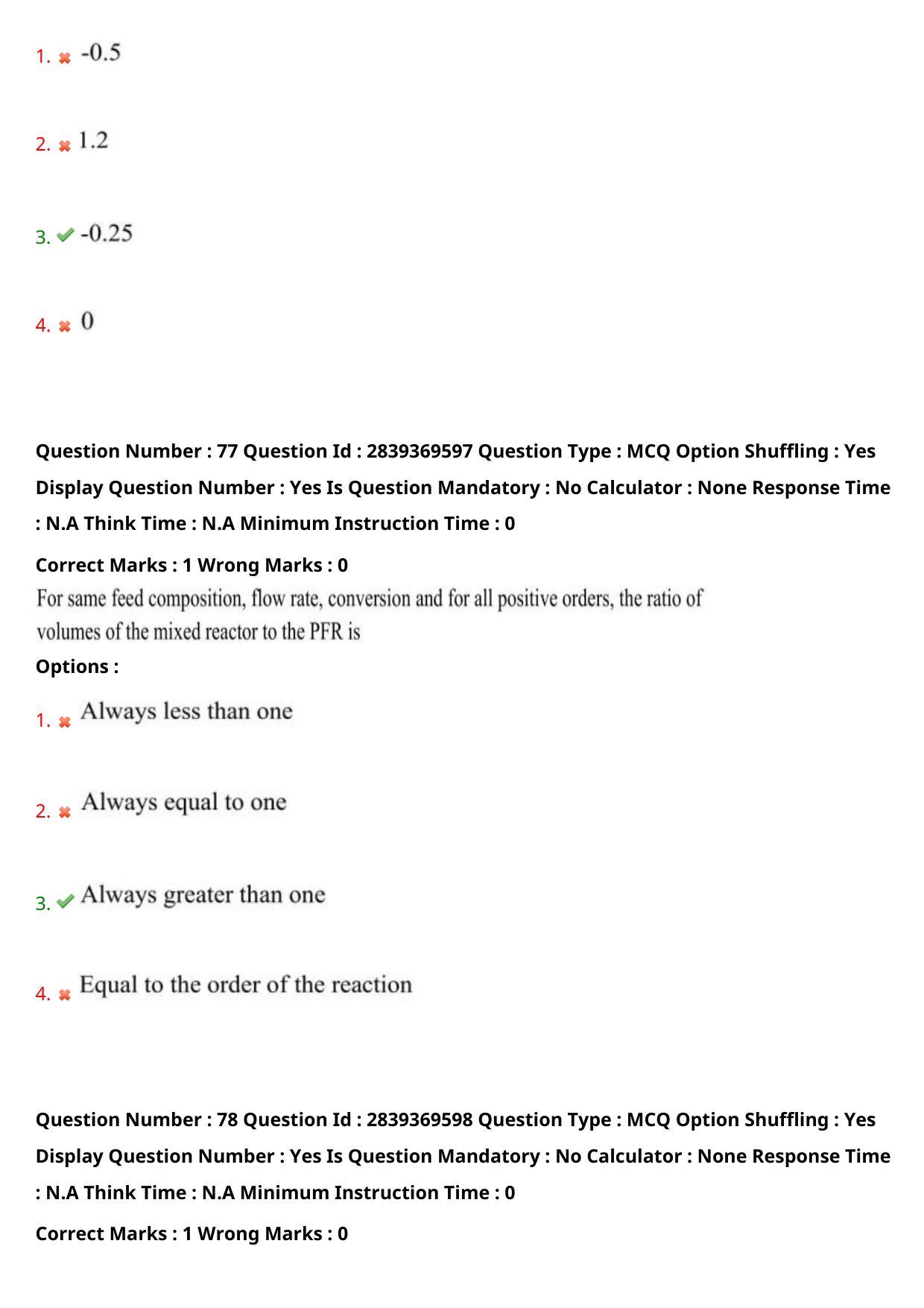 TS PGECET 2023: CH-CHEMICAL ENGINEERING Question Papers - Page 44