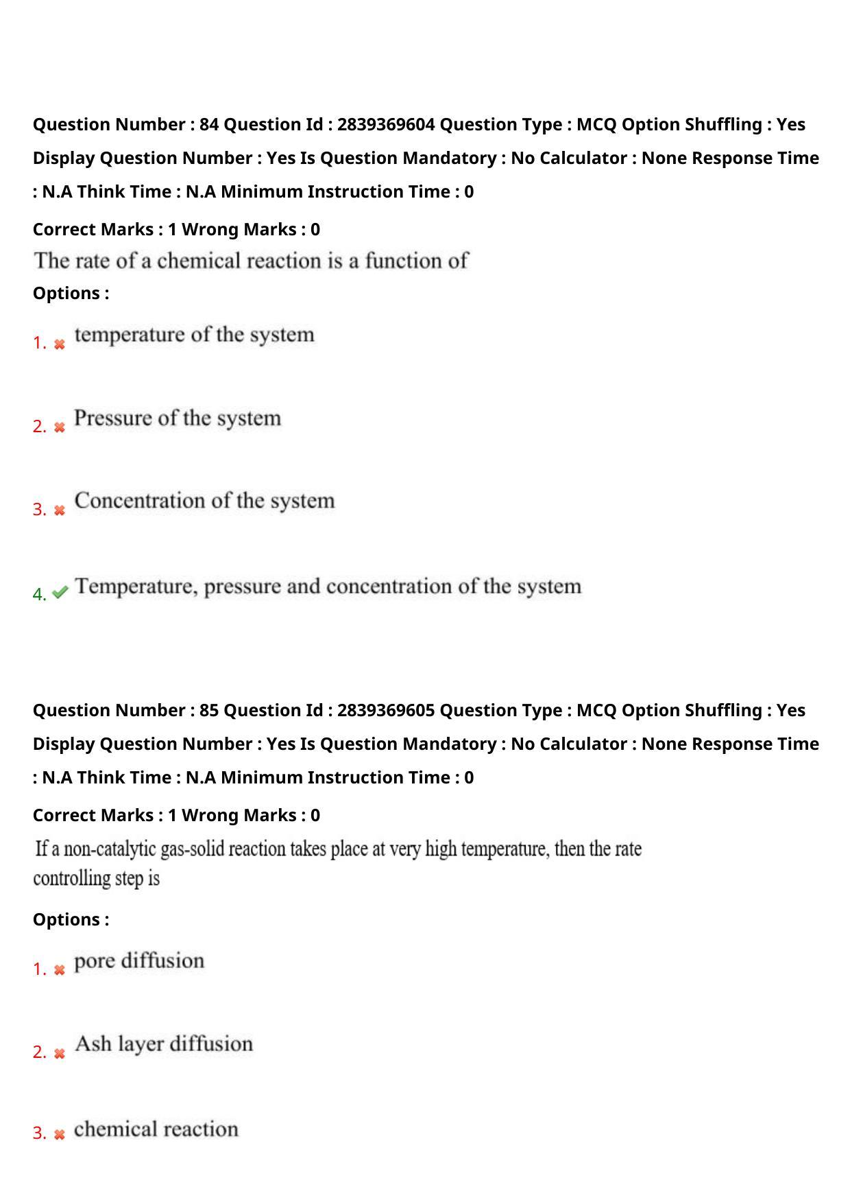TS PGECET 2023: CH-CHEMICAL ENGINEERING Question Papers - Page 48