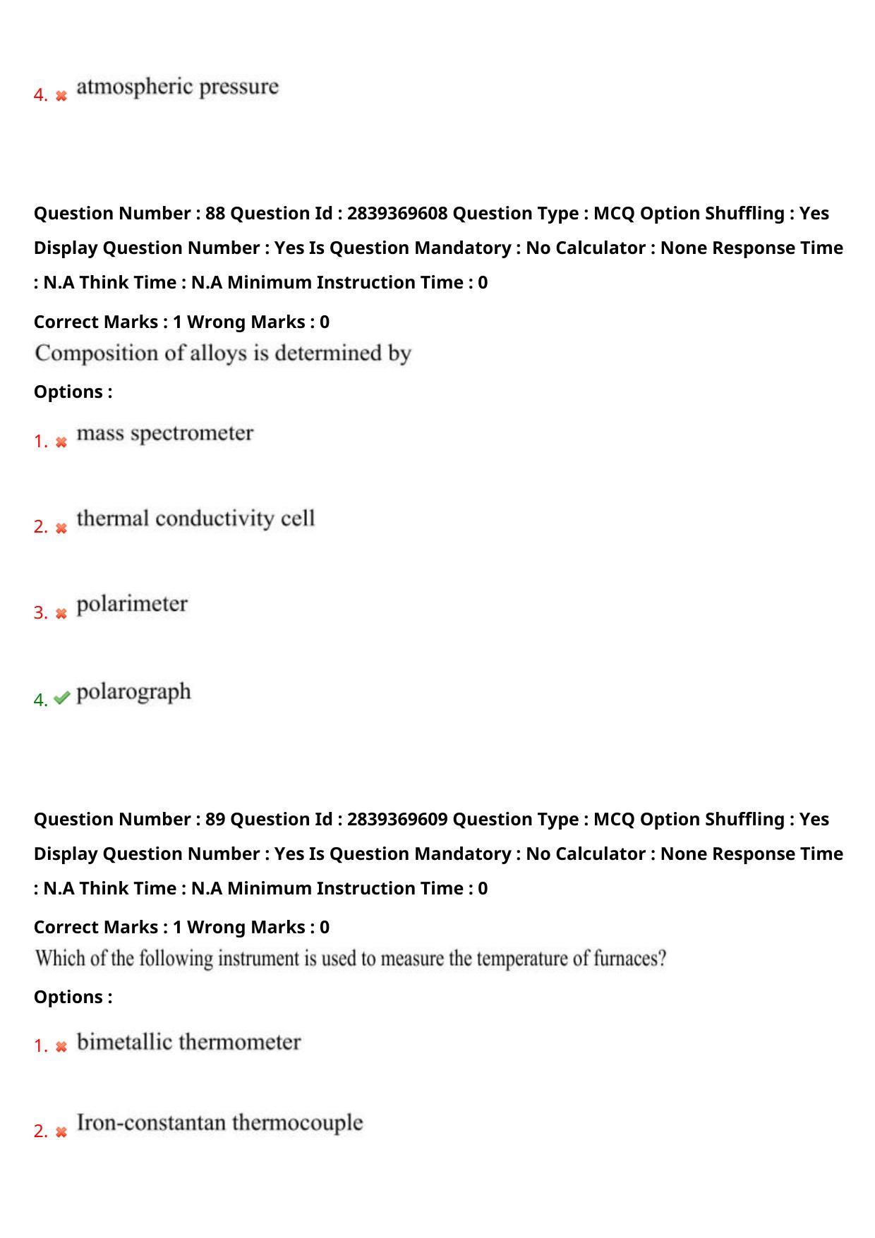 TS PGECET 2023: CH-CHEMICAL ENGINEERING Question Papers - Page 50