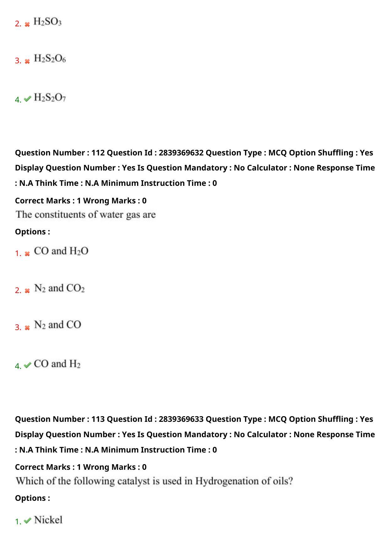 TS PGECET 2023: CH-CHEMICAL ENGINEERING Question Papers - Page 63