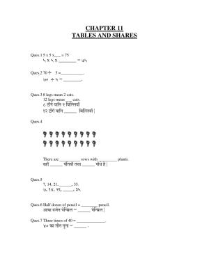 Worksheet for Class 4 Maths Chapter 2 Assignment