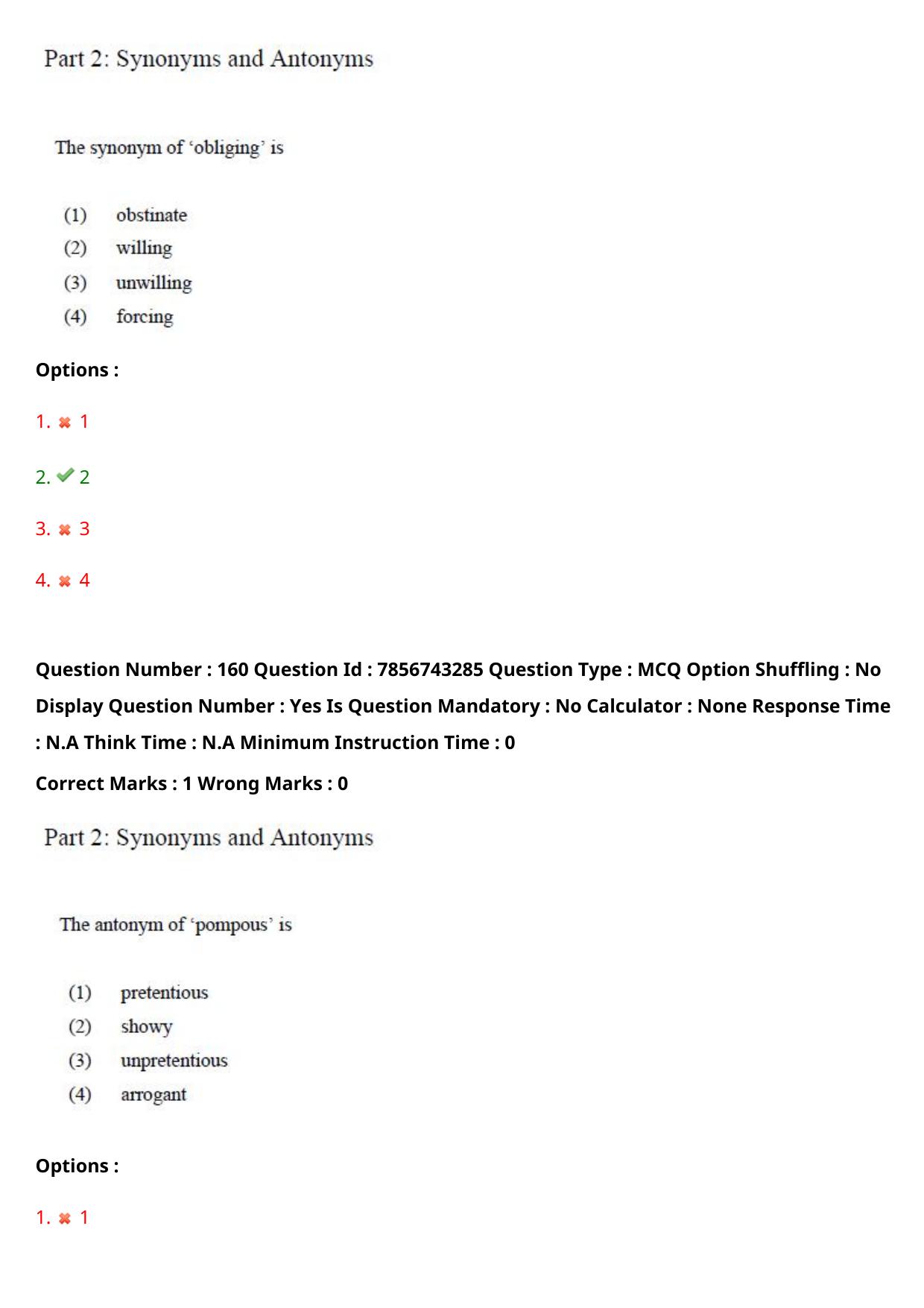 TS ICET 2023 26th May 2023 Afternoon - PRELIMINARY Question Papers - Page 163