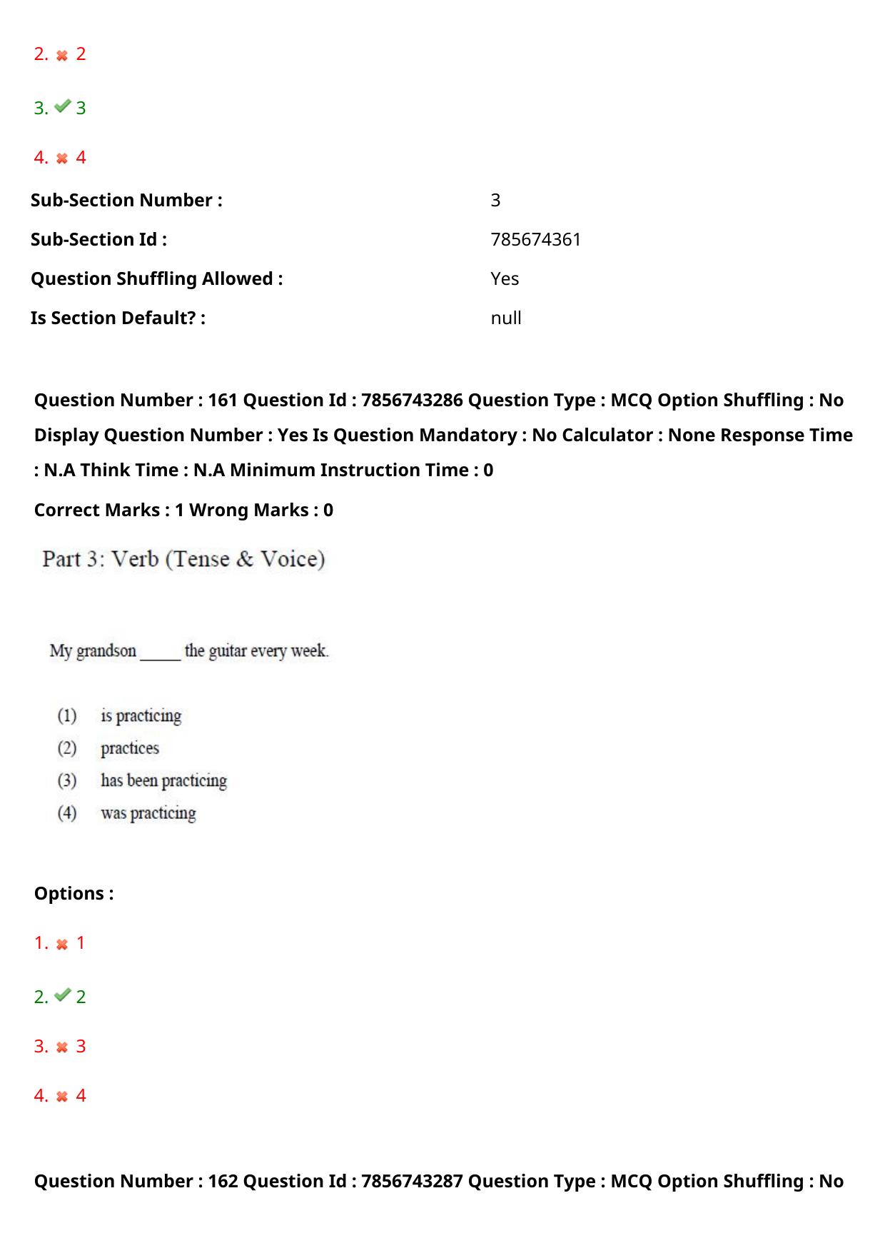 TS ICET 2023 26th May 2023 Afternoon - PRELIMINARY Question Papers - Page 164
