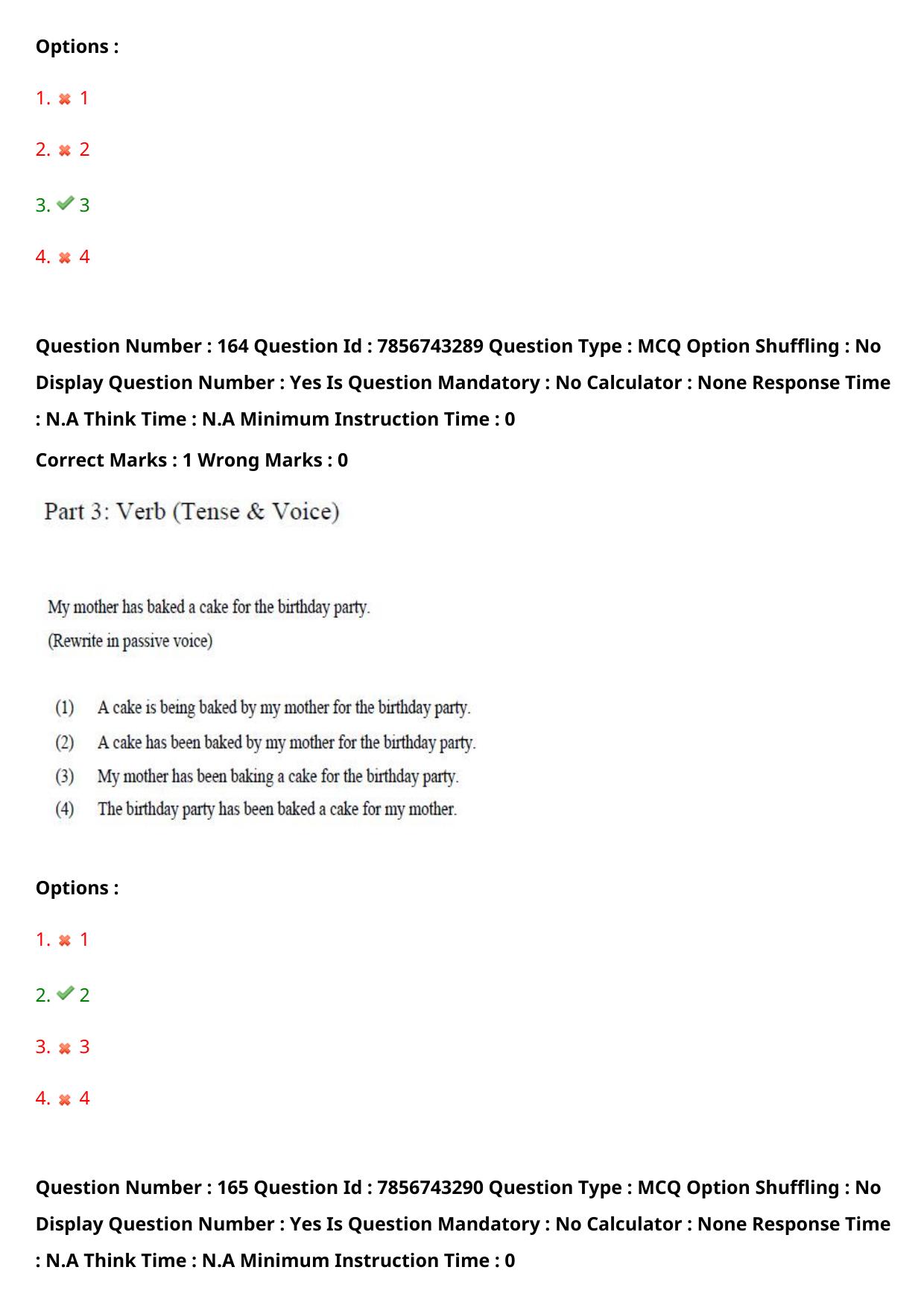 TS ICET 2023 26th May 2023 Afternoon - PRELIMINARY Question Papers - Page 166