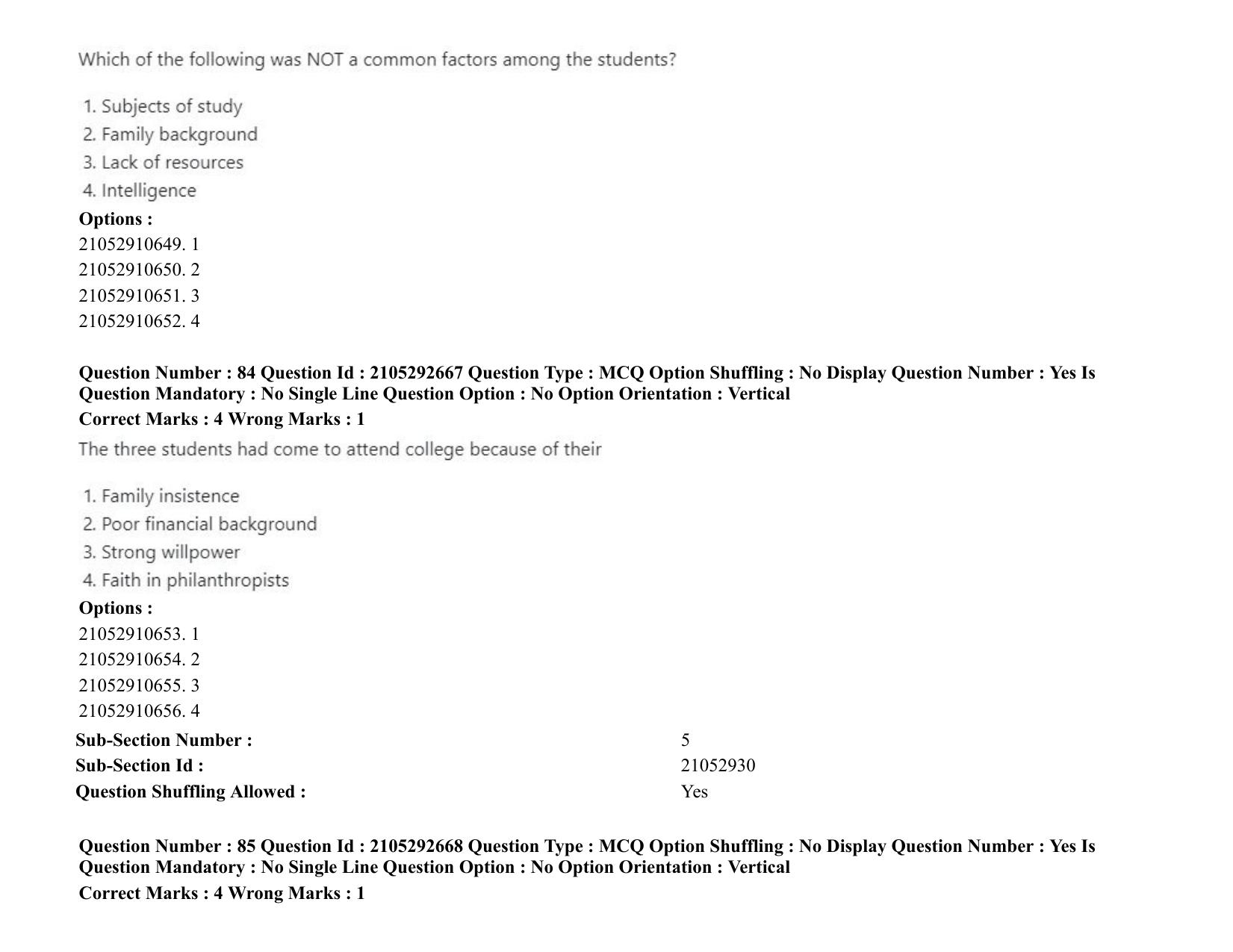 ICAR AIEEA PG 2020 AGRI BUSINESS MANAGEMENT Question Paper - Page 48