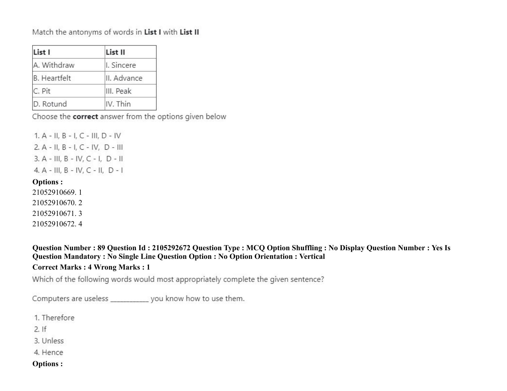 ICAR AIEEA PG 2020 AGRI BUSINESS MANAGEMENT Question Paper - Page 51