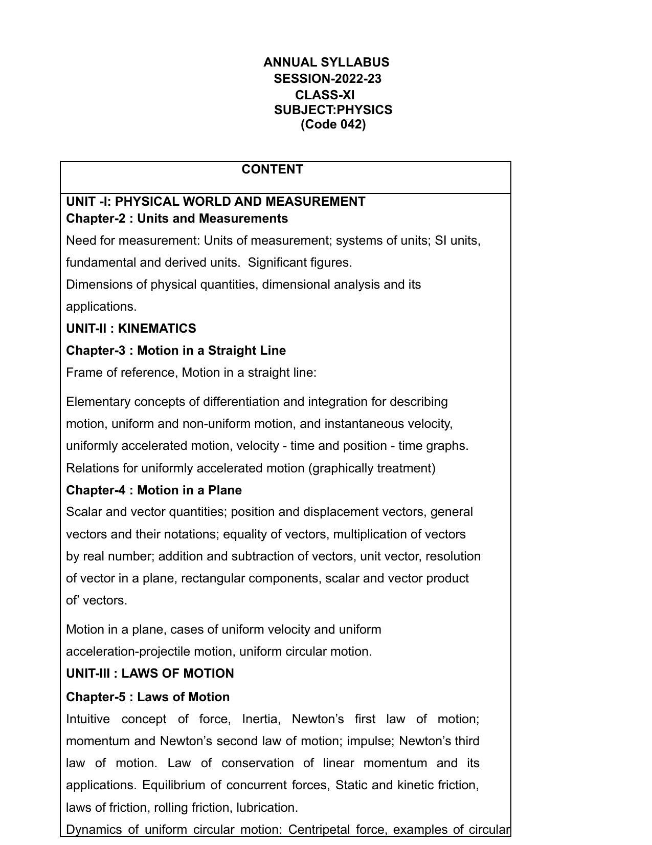 Edudel Class 11 Physics Syllabus IndCareer Docs edudel-class-11-physics-syllabus-indcareer-docs