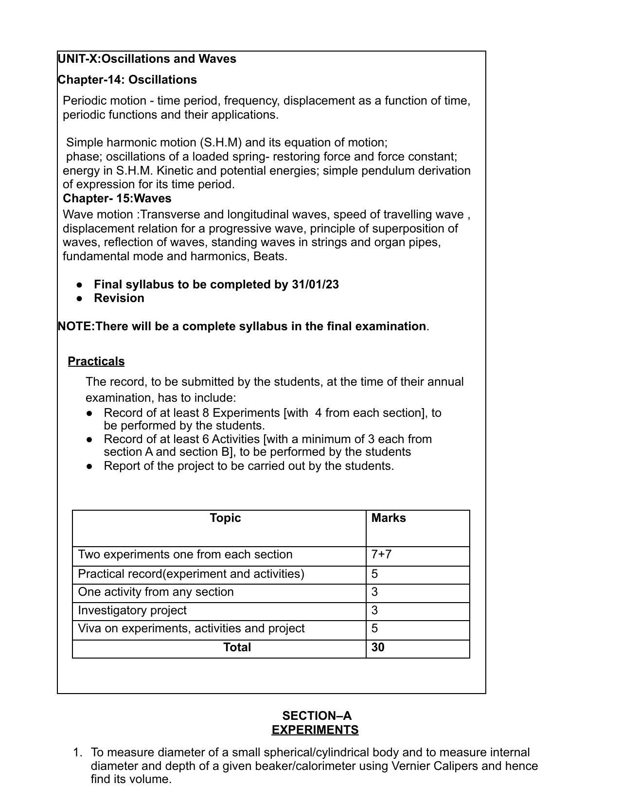 Edudel Class 11 Physics Syllabus - Page 4