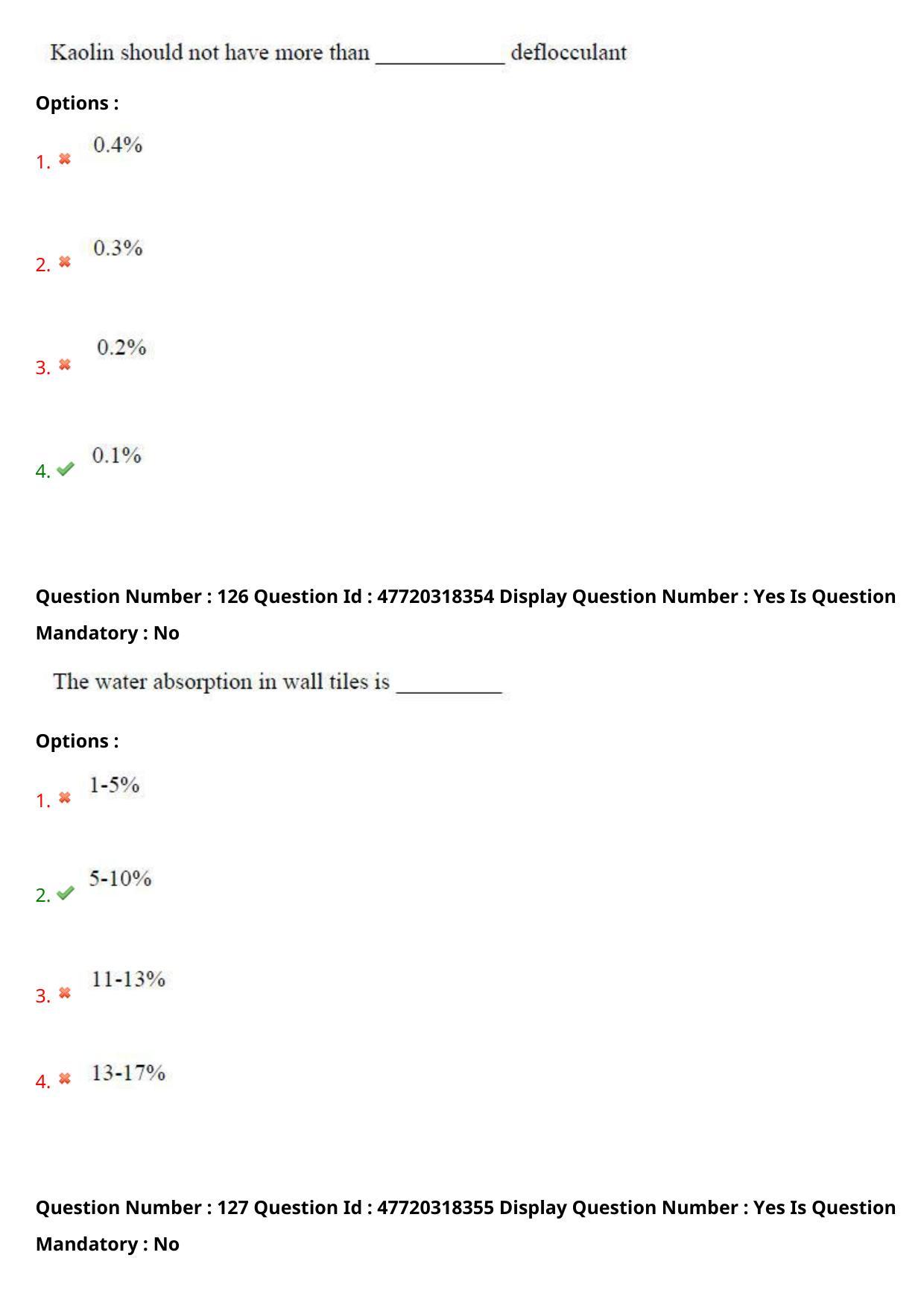 AP ECET 2021 - Ceramic Technology Question Paper With Preliminary Keys Shift1 - Page 67