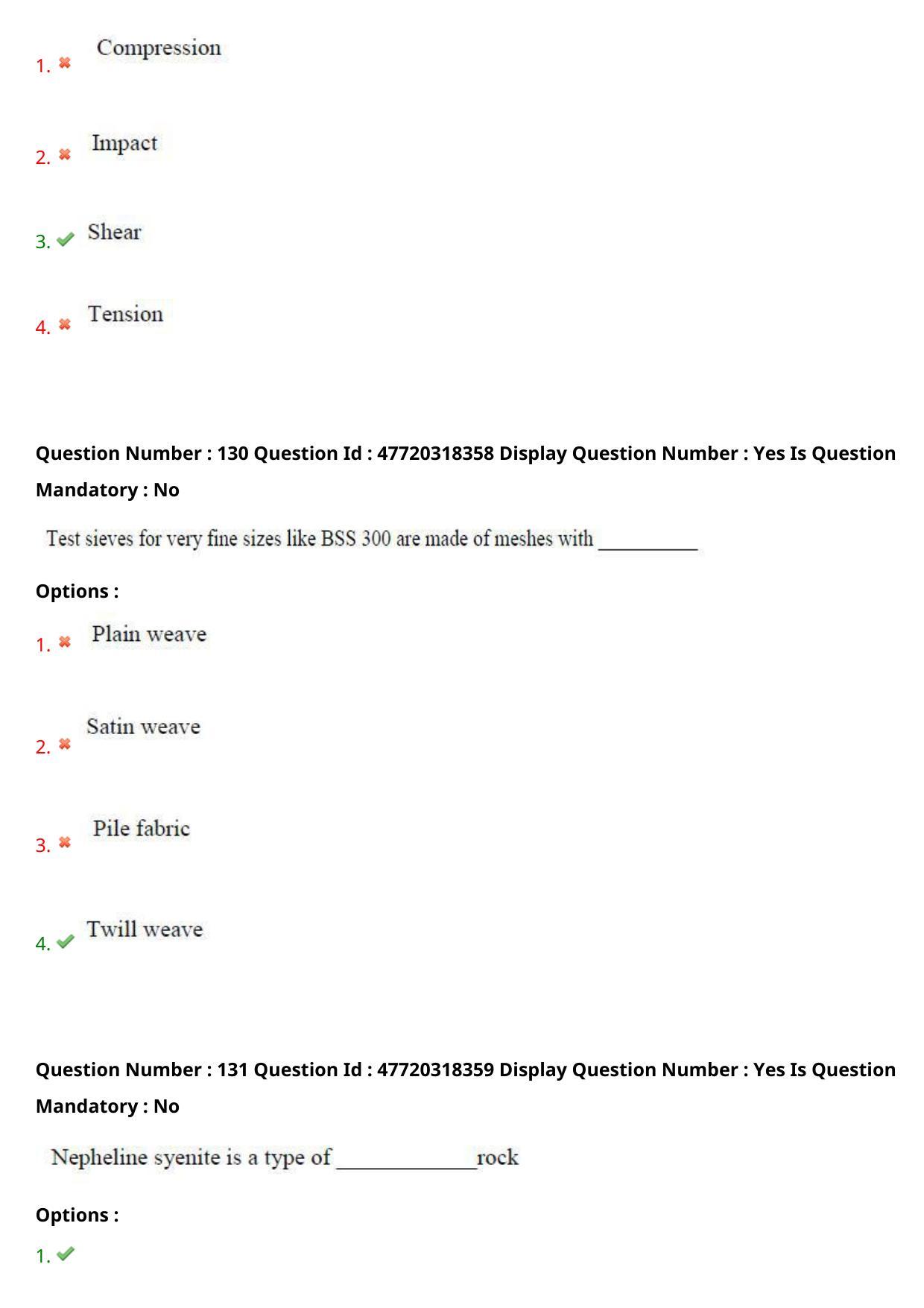 AP ECET 2021 - Ceramic Technology Question Paper With Preliminary Keys Shift1 - Page 69