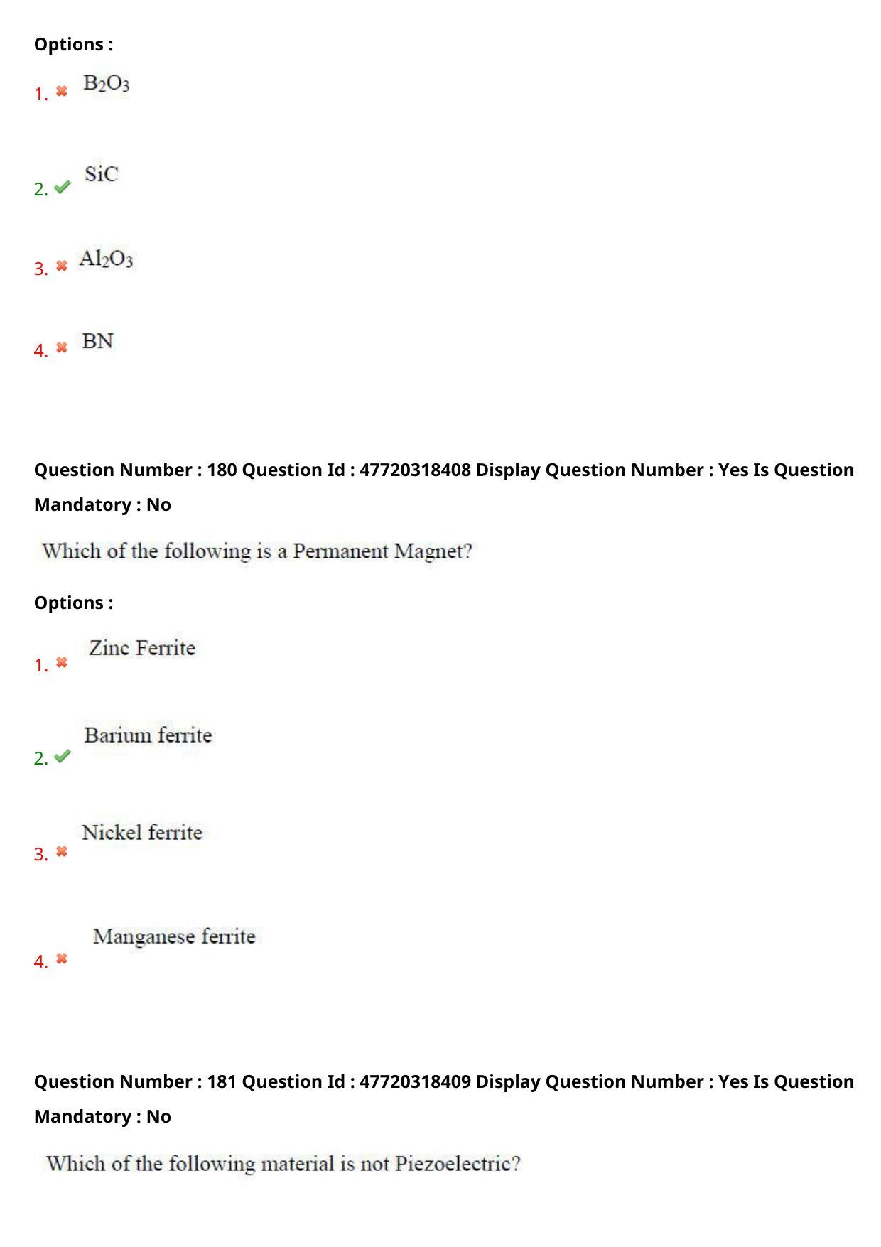AP ECET 2021 - Ceramic Technology Question Paper With Preliminary Keys Shift1 - Page 94