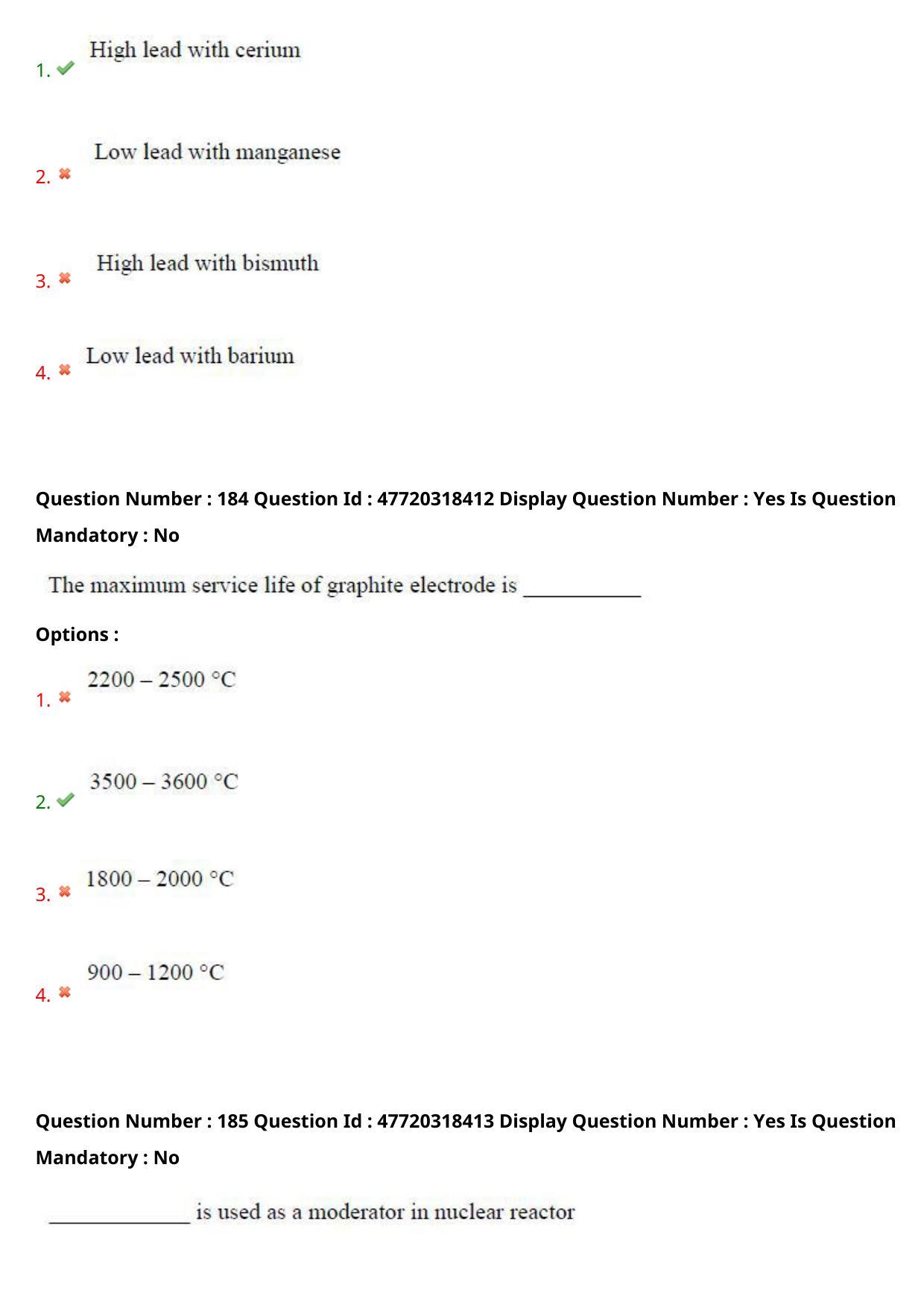 AP ECET 2021 - Ceramic Technology Question Paper With Preliminary Keys Shift1 - Page 96