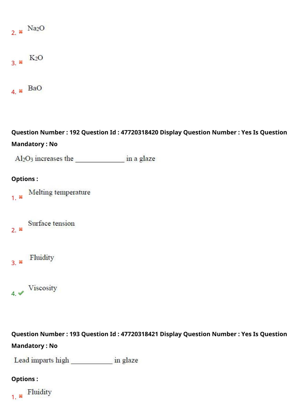 AP ECET 2021 - Ceramic Technology Question Paper With Preliminary Keys Shift1 - Page 100