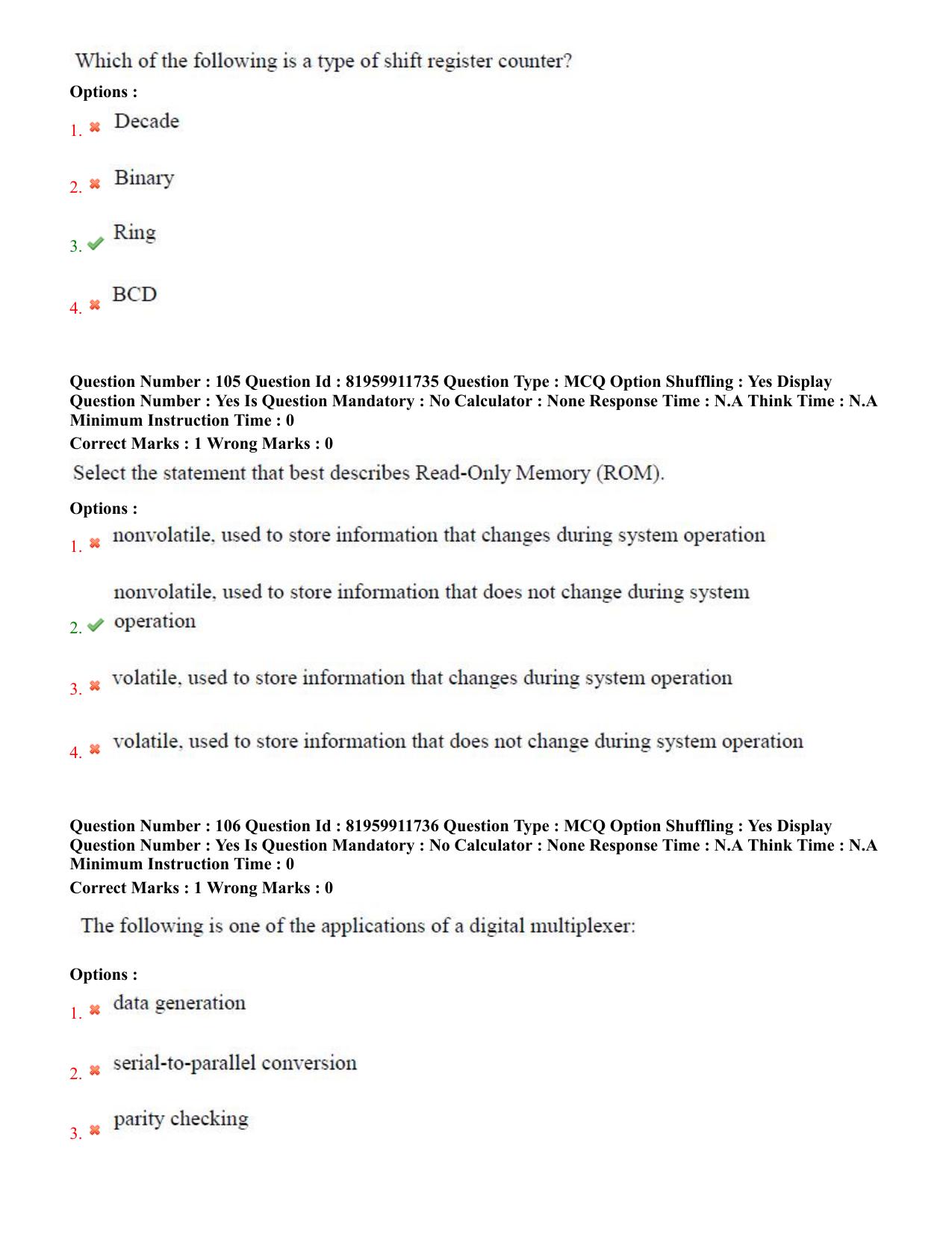 TS ECET 2022 Computer Science and Engineering Question Paper - Page 52