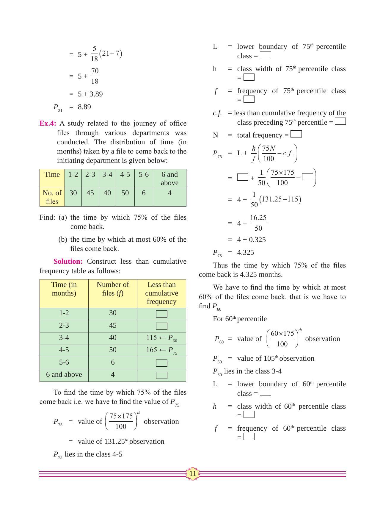 Maharashtra Board Class 11 Maths (Commerce) (Part 2) Textbook - Page 21