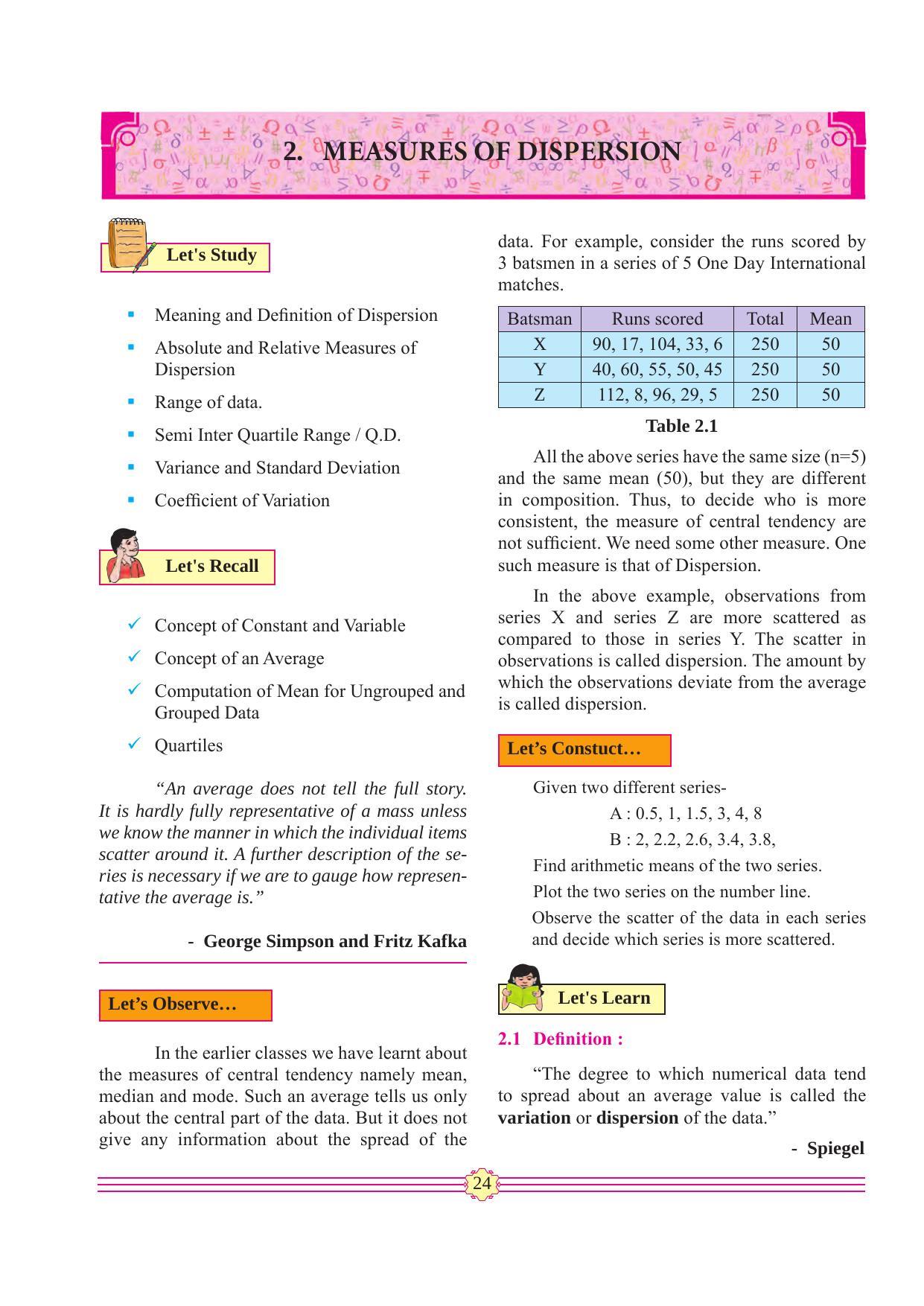 Maharashtra Board Class 11 Maths (Commerce) (Part 2) Textbook - Page 34