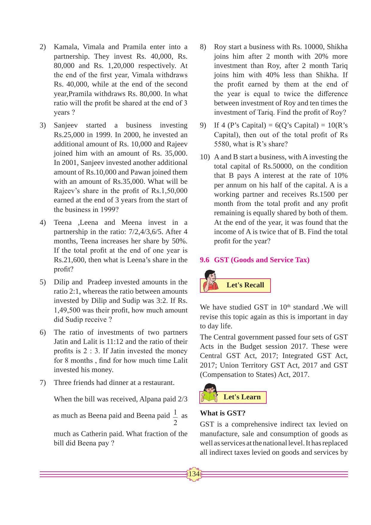 Maharashtra Board Class 11 Maths (Commerce) (Part 2) Textbook - Page 144