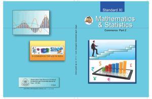 Maharashtra Board Class 11 Maths (Commerce) (Part 2) Textbook