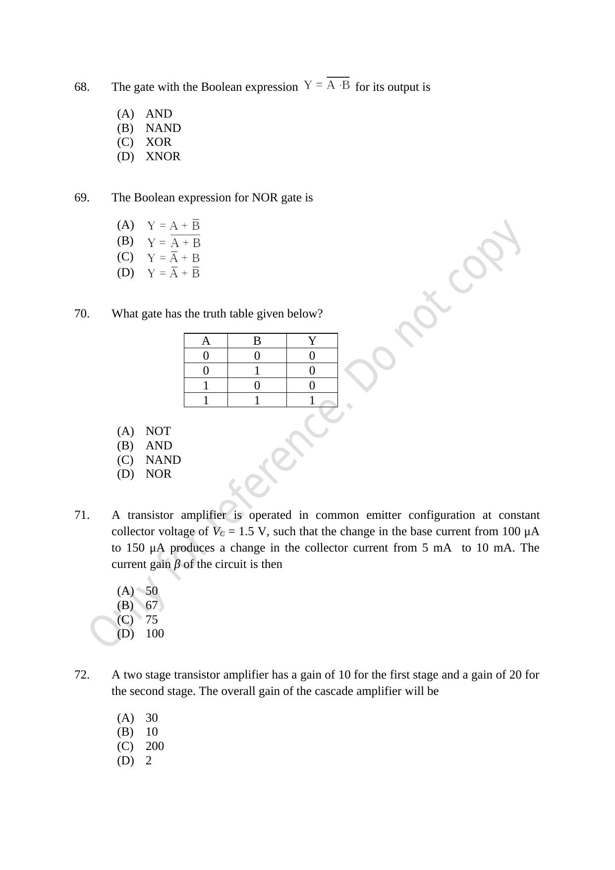 CUSAT CAT 2021 B.Tech Shift III Question Paper - Page 15