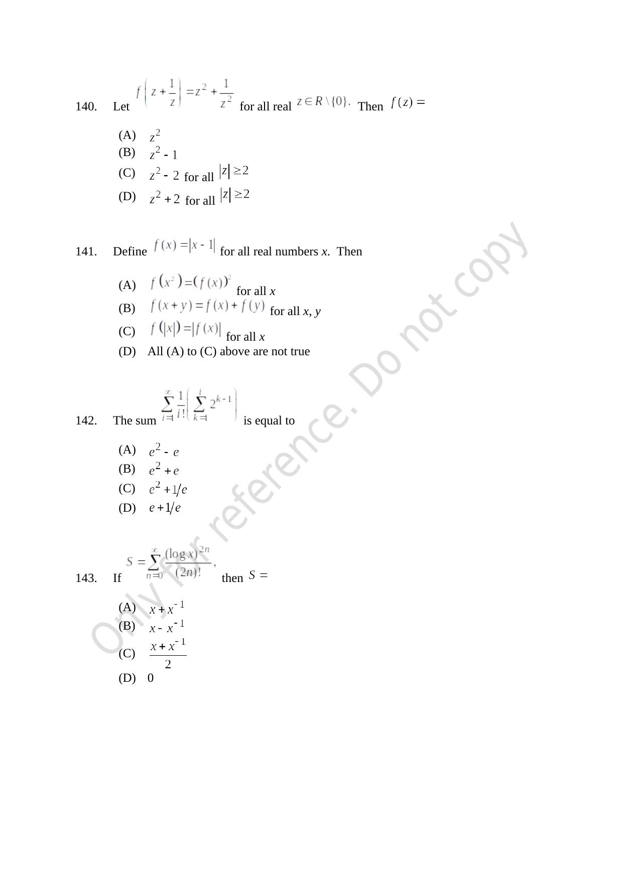CUSAT CAT 2021 B.Tech Shift III Question Paper - Page 30