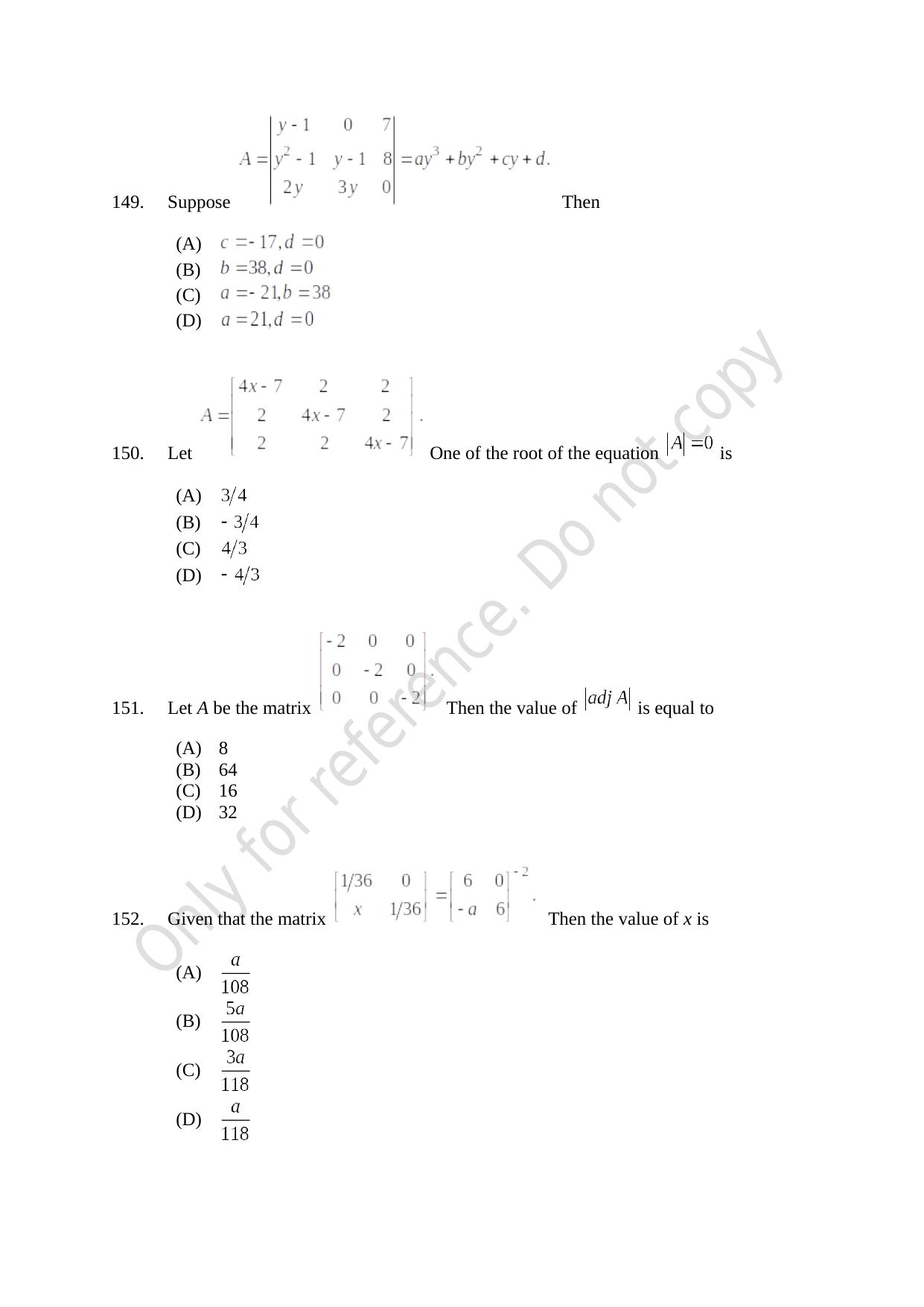 CUSAT CAT 2021 B.Tech Shift III Question Paper - Page 32