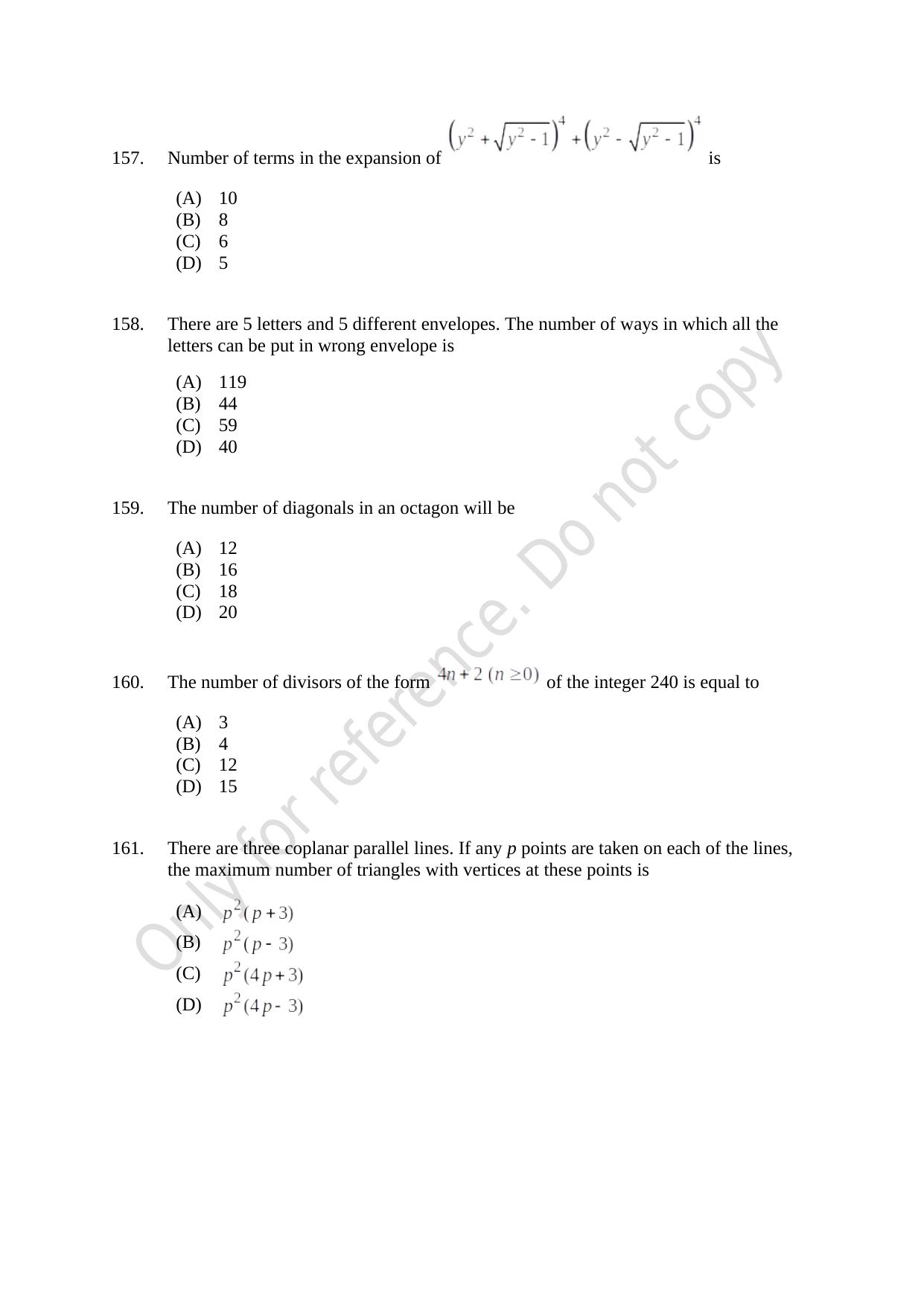 CUSAT CAT 2021 B.Tech Shift III Question Paper - Page 35
