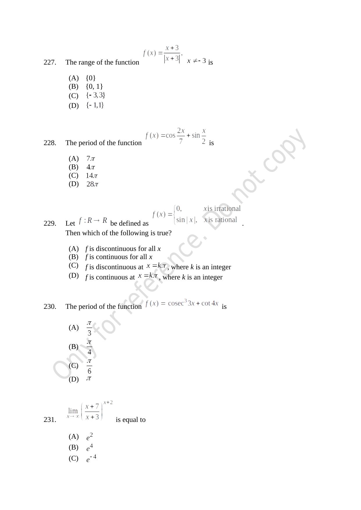 CUSAT CAT 2021 B.Tech Shift III Question Paper - Page 51