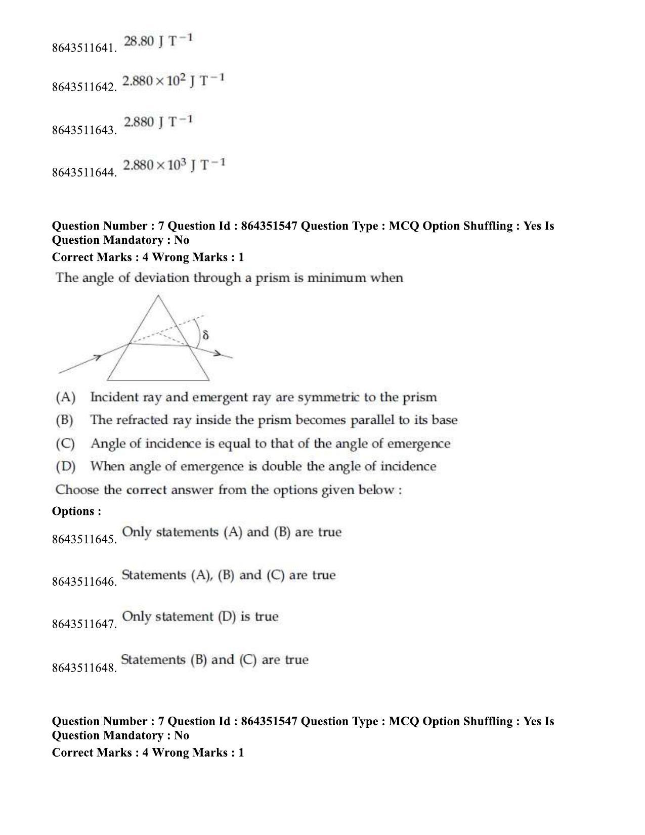 JEE Mains 2021: BTech ETE (Shift 1) 16-03-2021 Question Paper - Page 10