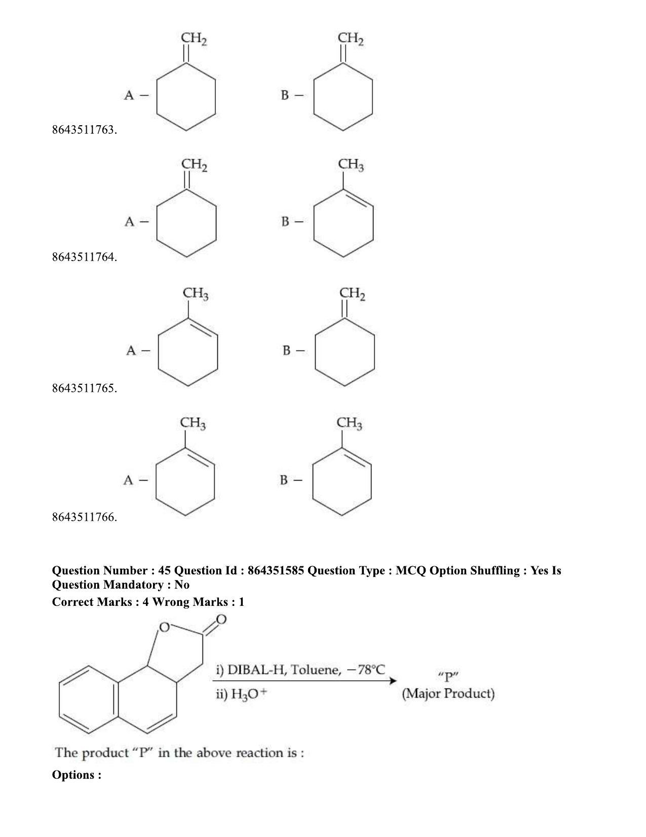 JEE Mains 2021: BTech ETE (Shift 1) 16-03-2021 Question Paper - Page 52
