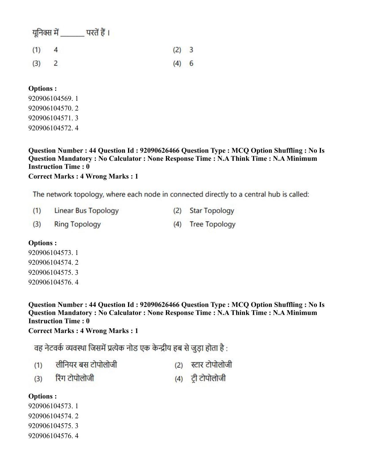 CUET PG 2023: COQP13 – Library & Information Science (Eng) - Shift 2 (26-06-2023) Question Paper - Page 41