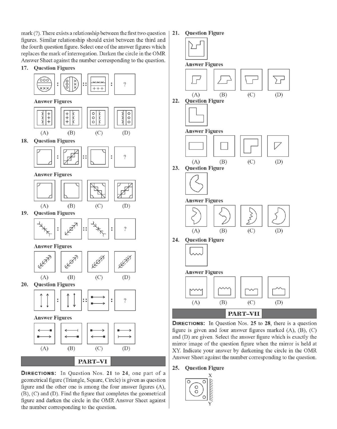 JNVST Class 6 2023 Question Paper with Solutions - Page 3