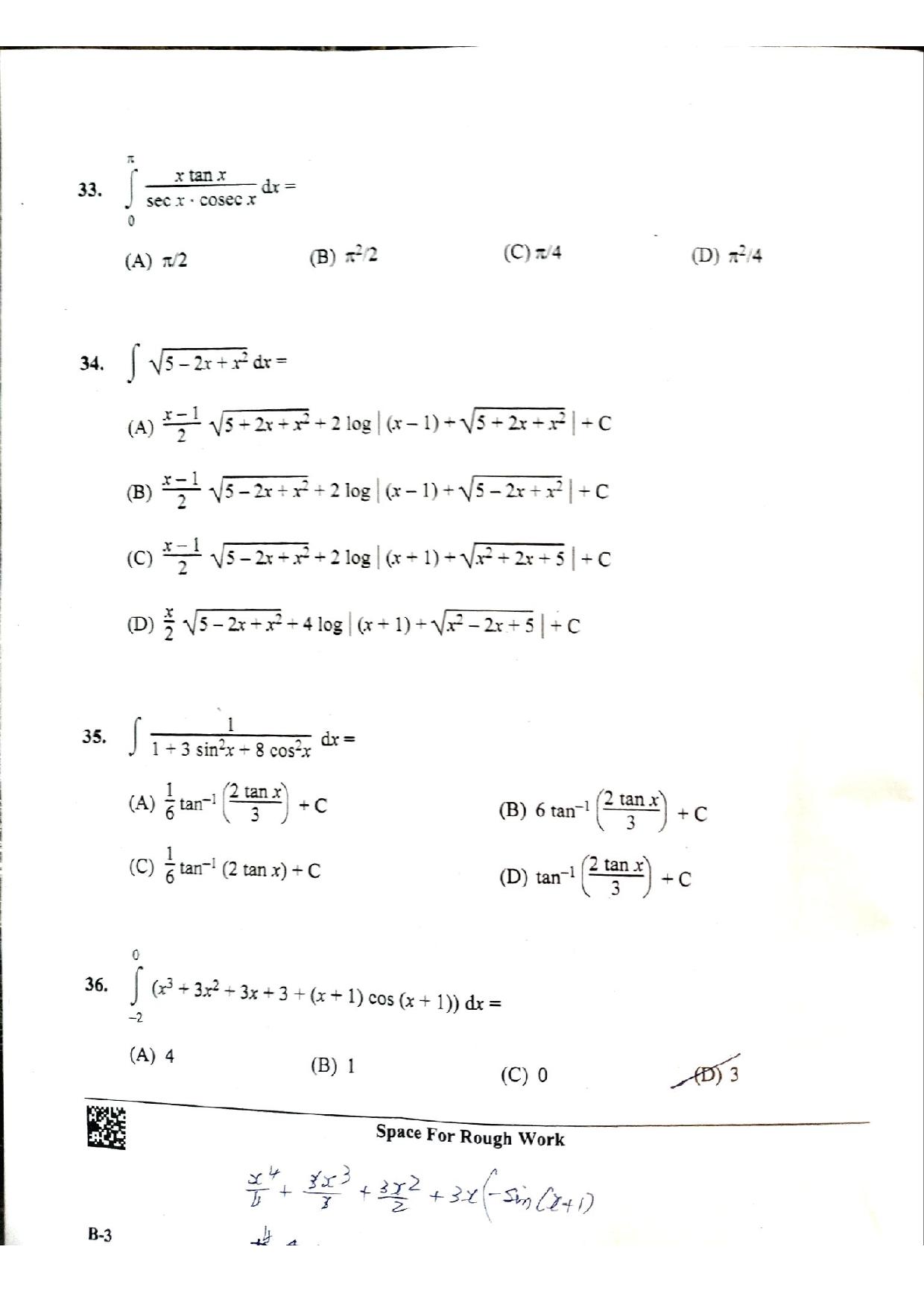 KCET 2023 Mathematics Set B-3 Question Paper - Page 6