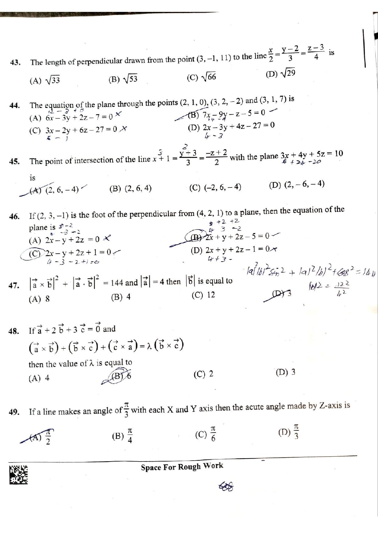 KCET 2023 Mathematics Set B-3 Question Paper - Page 8